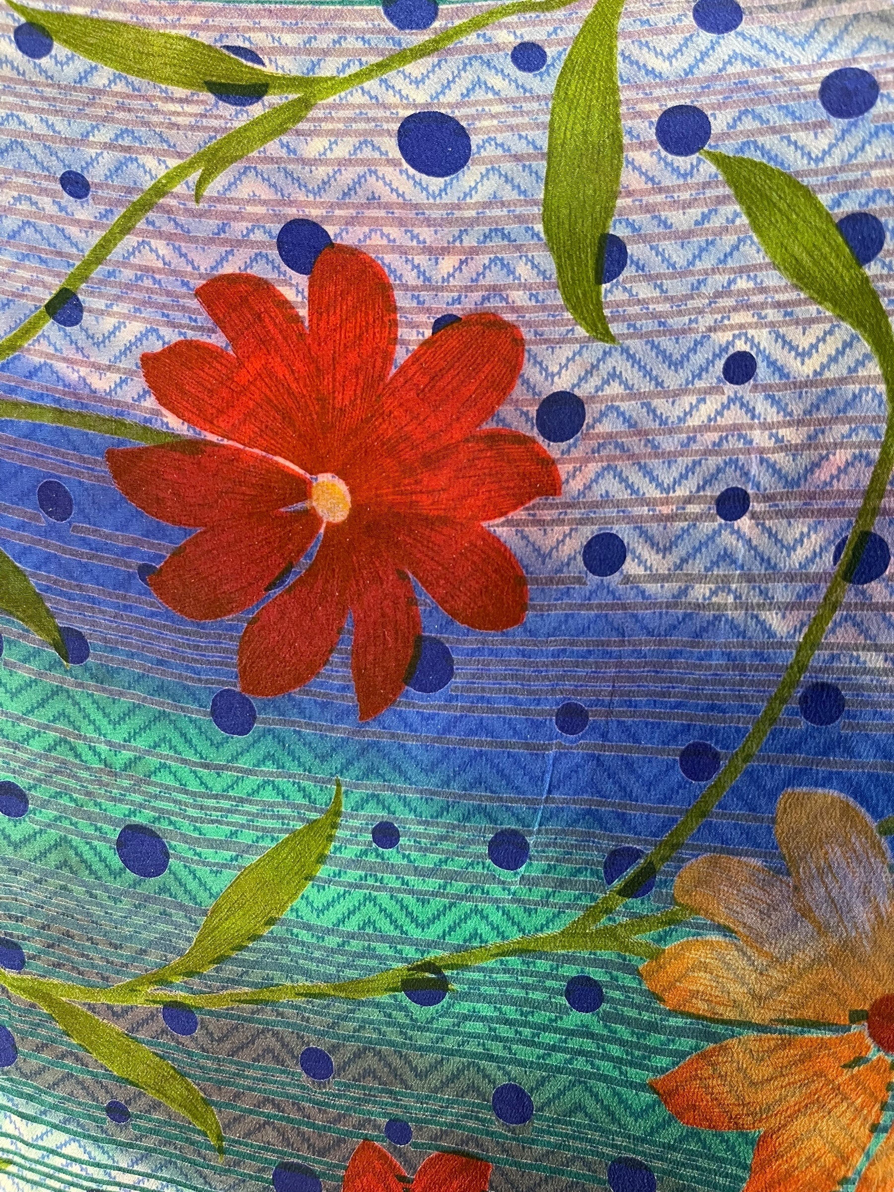 PRC6727 Avatar Pure Silk Midi Length Kaftan