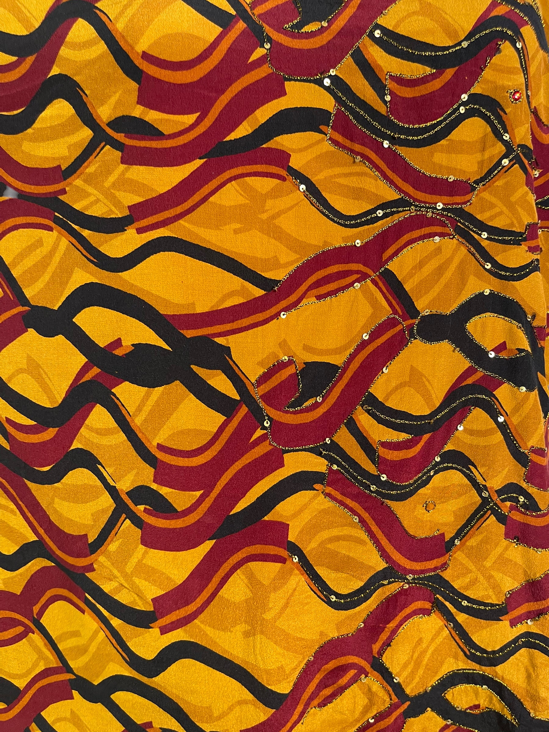 PRC6461 Avatar Pure Silk Long Tunic with Side Ties