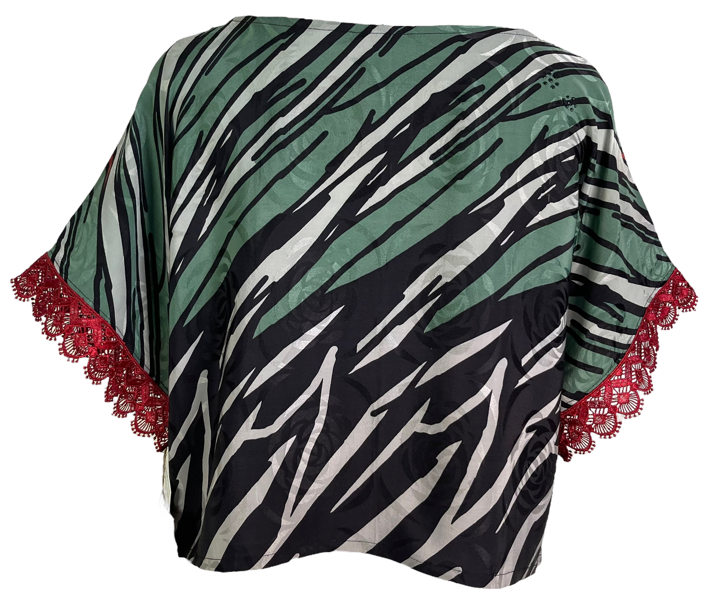 PRC6298 Wabi Sabi Pure Silk Boxy Top