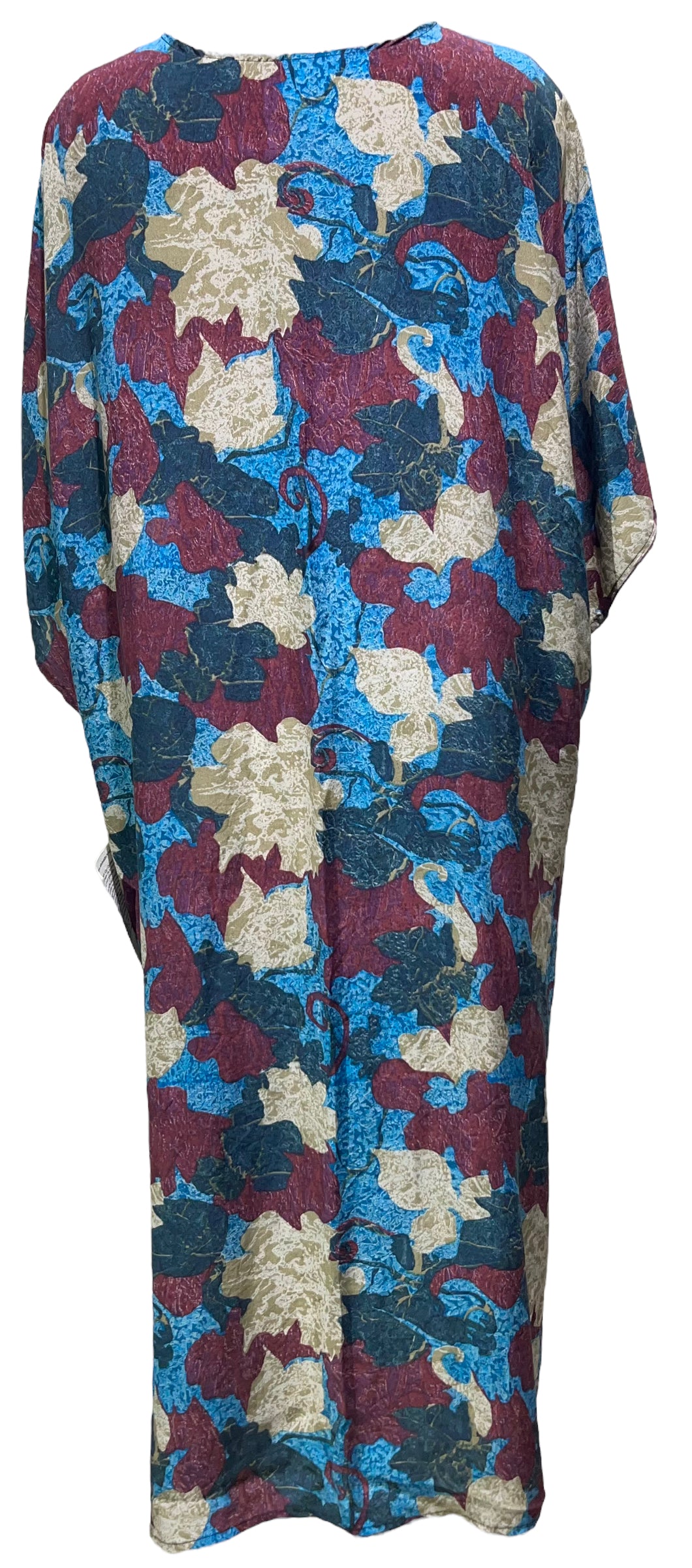 PRC3721 Nirvana Long Pure Silk Kimono Sleevedd Duster with Belt