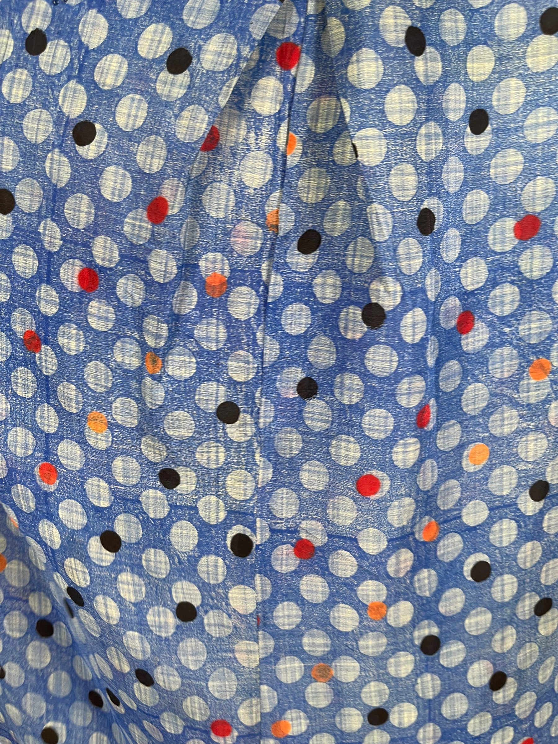 PRC6551 Avatar Pure Silk Self Pocket Tunic Dress