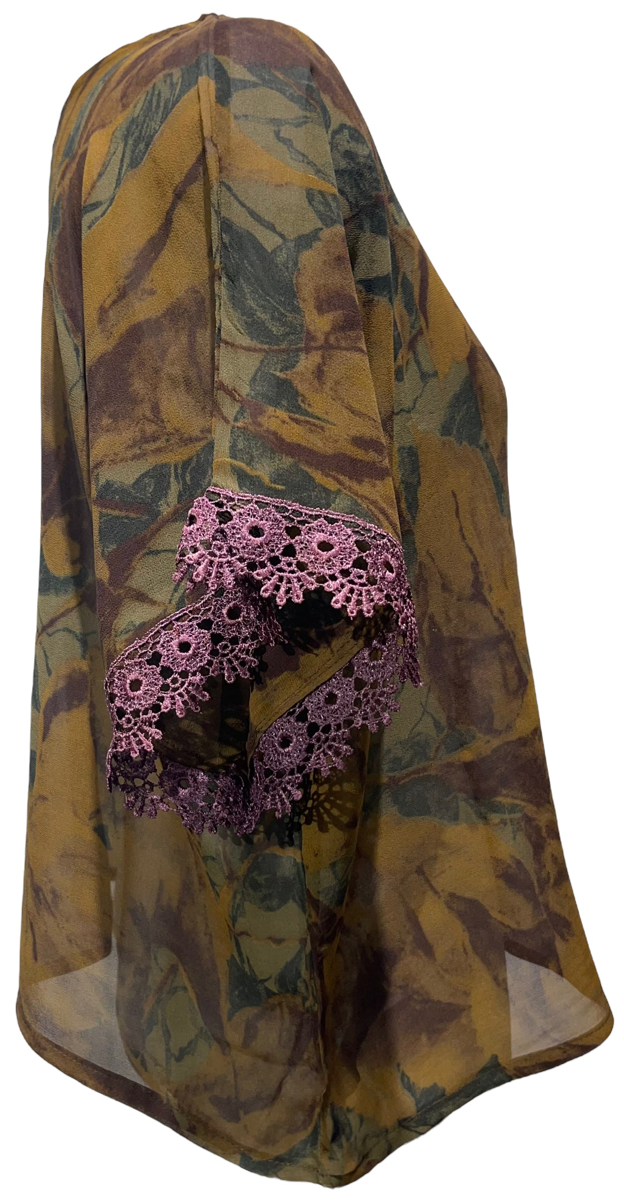 FINAL SALE PRG3154 Sheer Nirvana Pure Silk Boxy Top