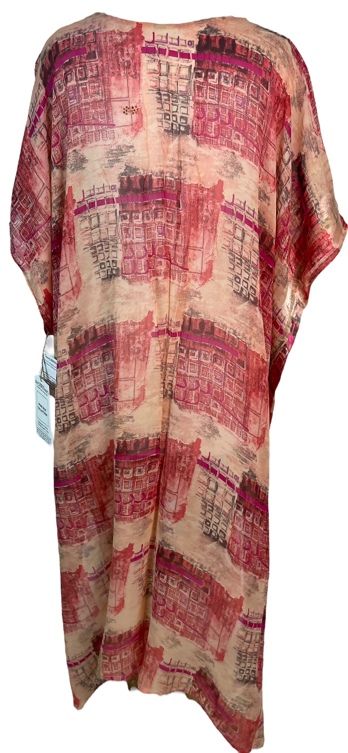 PRG6354 Sheer Avatar Pure Silk Maxi Kaftan