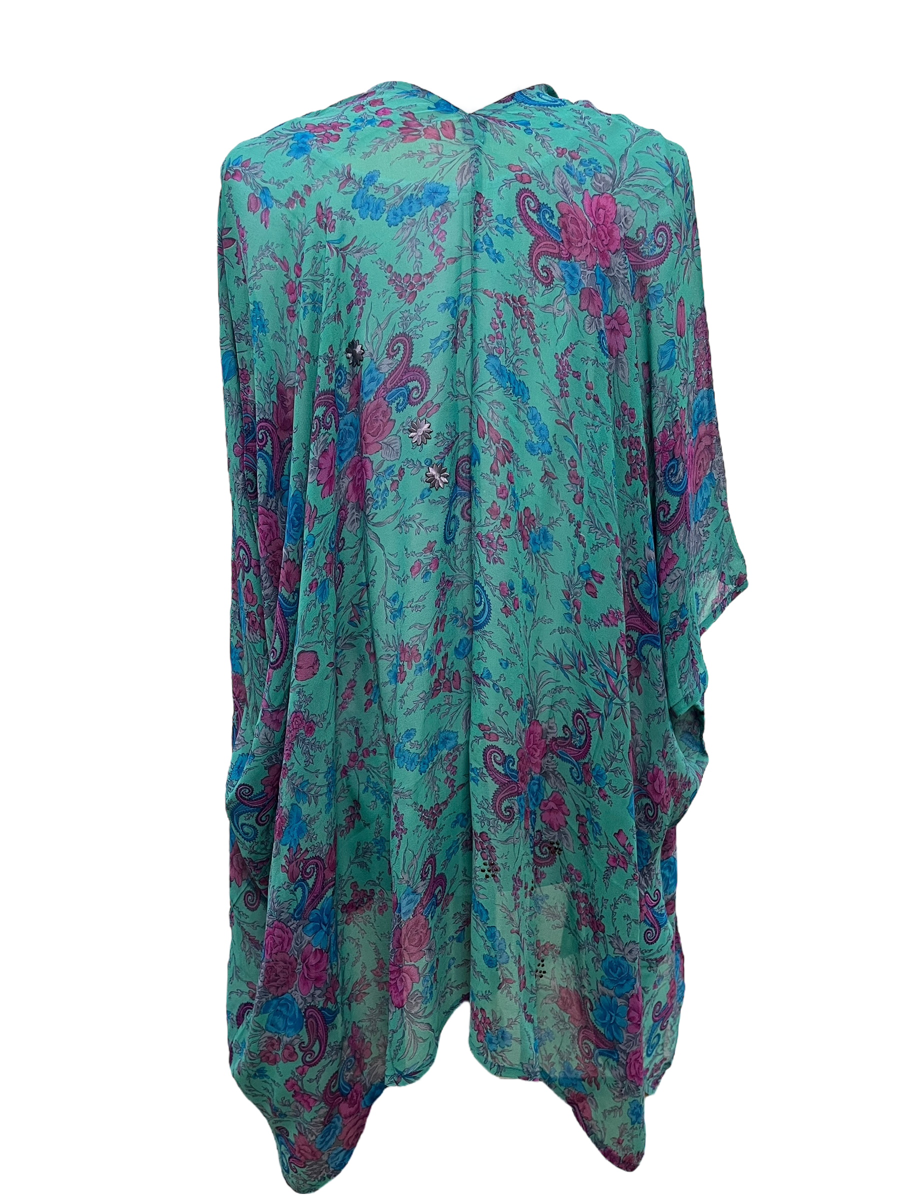 PRG7115 Sheer Avatar Pure Silk Cardigan