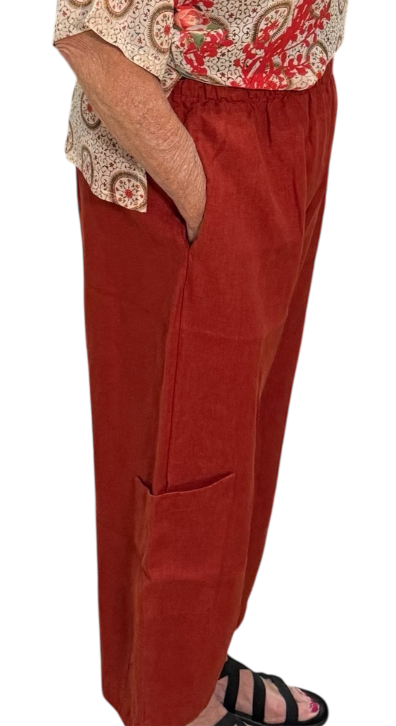 Uni Fall 2025 Bryn Walker Heavy Linen Casbah Pants IN STOCK