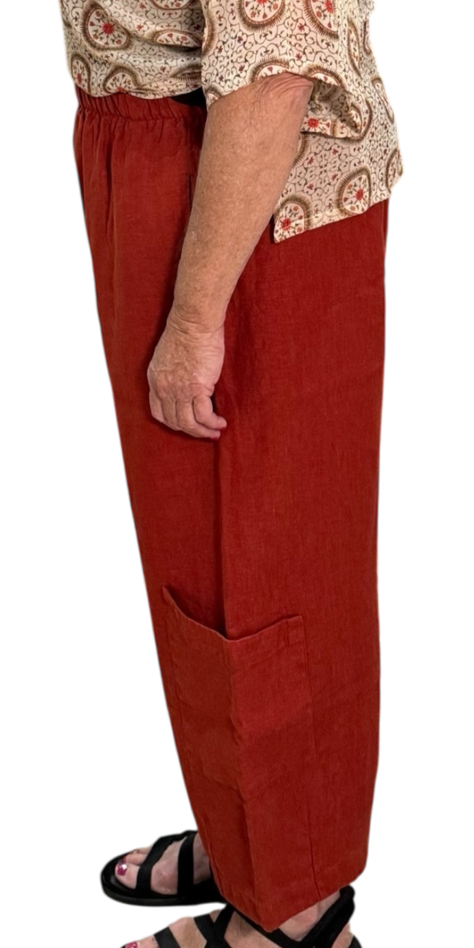 Uni Fall 2025 Bryn Walker Heavy Linen Casbah Pants IN STOCK