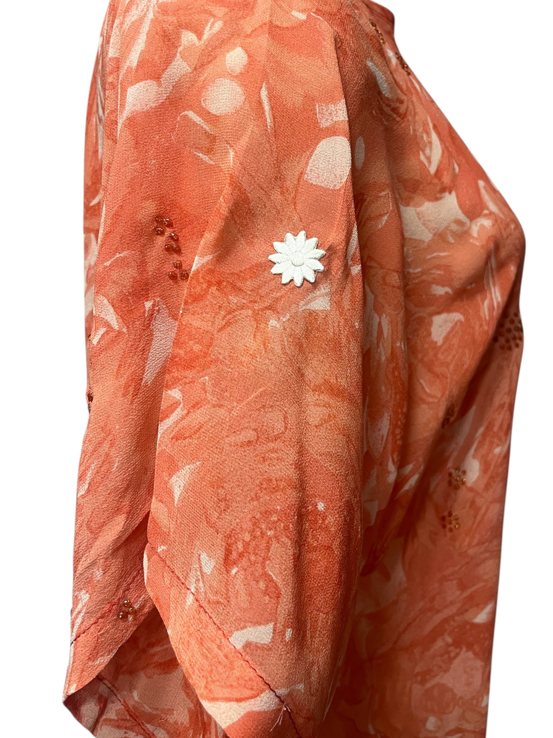 PREVIEW PRG8440 Sheer Avatar Pure Silk Side Slit Top