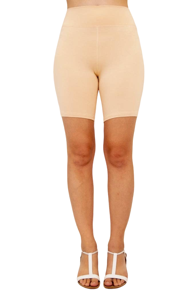 Beige Hallie Bamboo Shorts