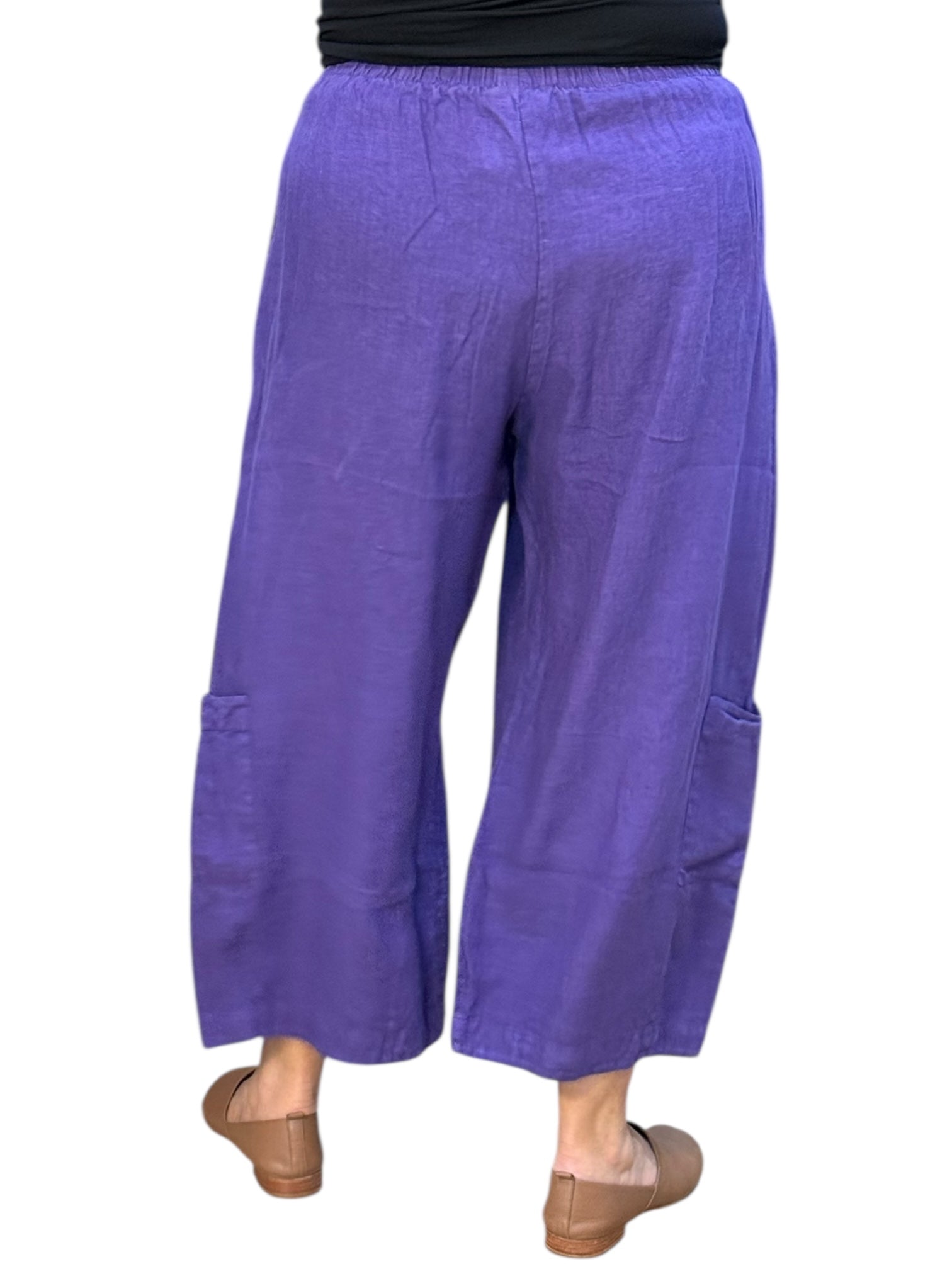 Verbena Spring 2026 Bryn Walker Linen Casbah Pants IN STOCK by Bryn Walker – Handmade ethical Pants from sariKNOTsari using upcycled silk. Designed in Canada for travel and slow fashion, loved from Toronto to LA to Sydney.