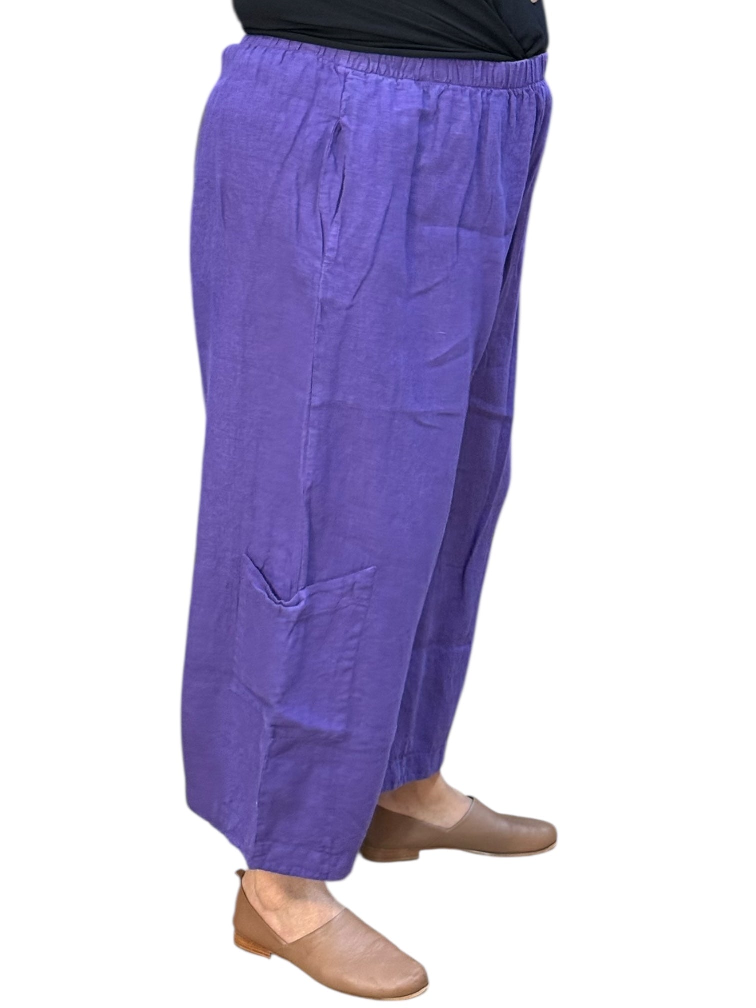 Verbena Spring 2026 Bryn Walker Linen Casbah Pants IN STOCK by Bryn Walker – Handmade ethical Pants from sariKNOTsari using upcycled silk. Designed in Canada for travel and slow fashion, loved from Toronto to LA to Sydney.