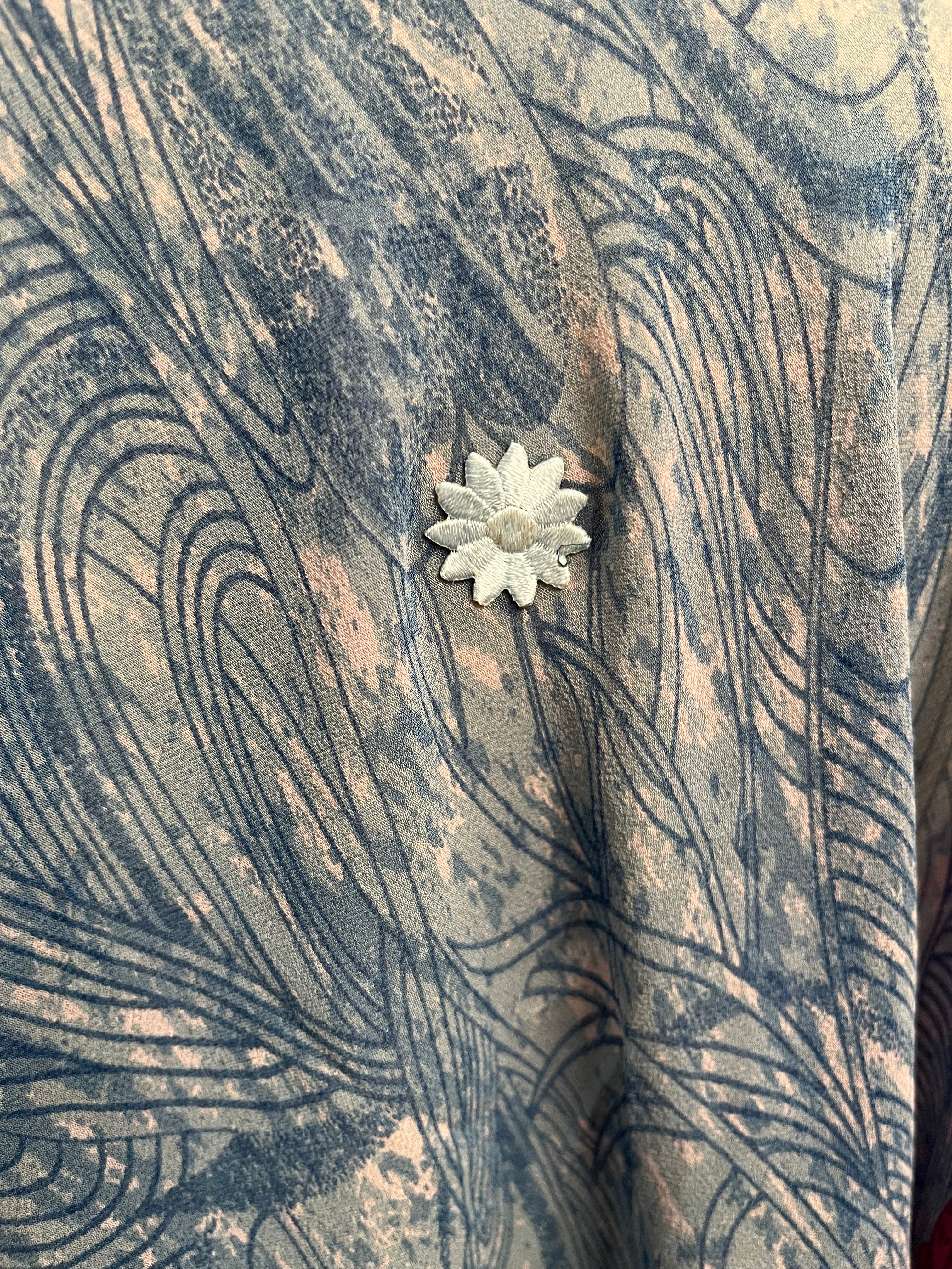 PRG7272 Sheer Wabi Sabi Pure Silk Cardigan