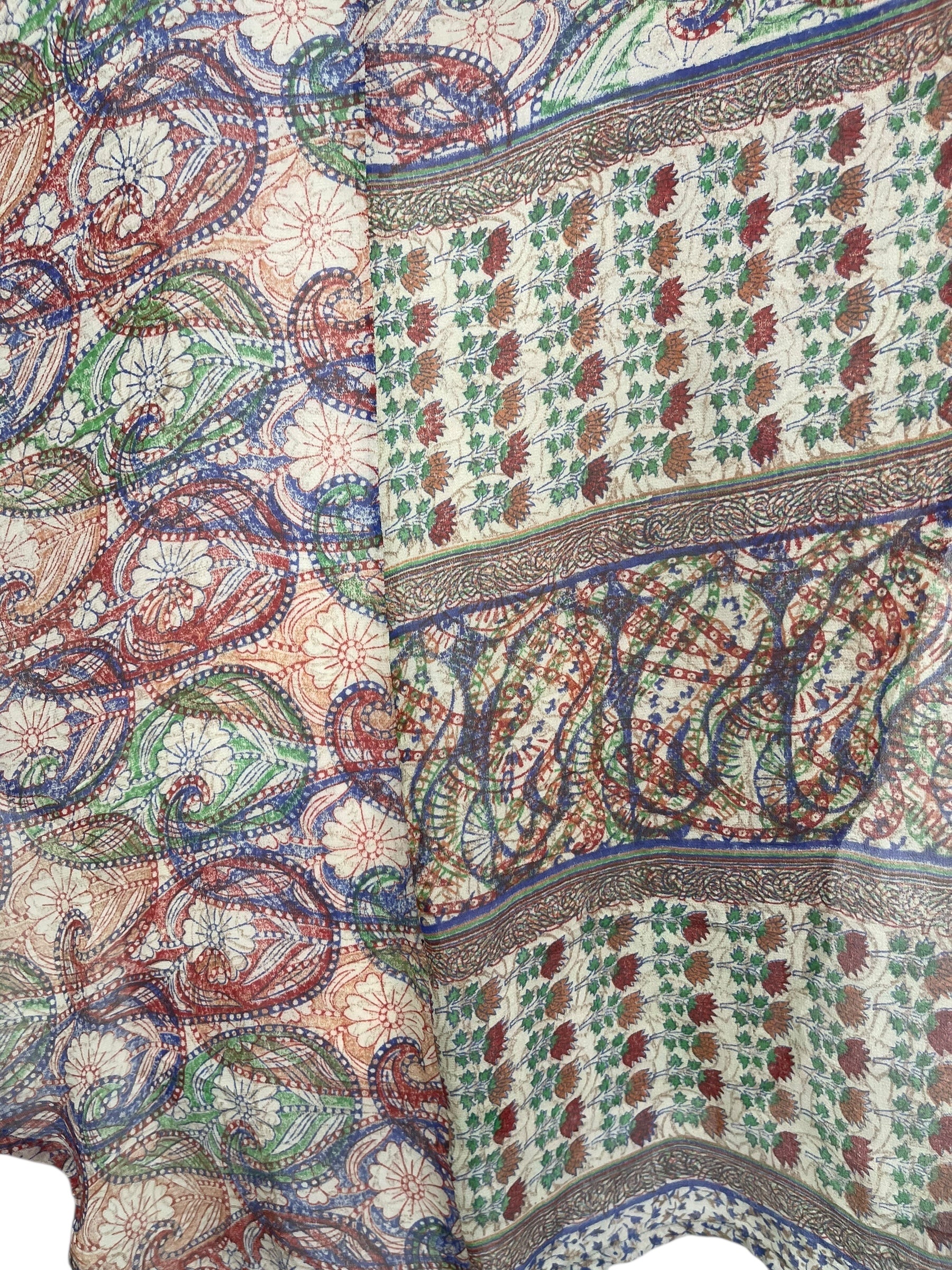 PRG8113 Sheer Avatar Pure Silk Waterfall Top