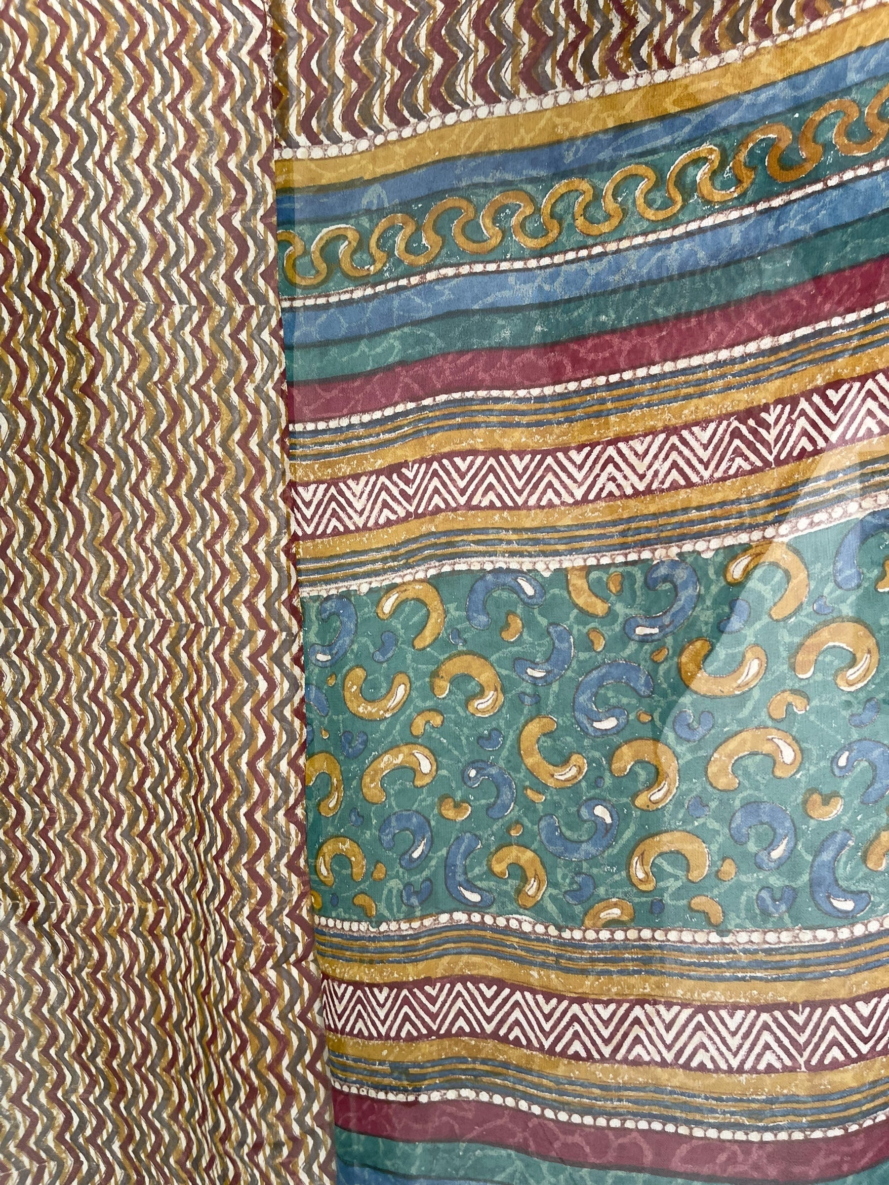 PRG8108 Sheer Avatar Pure Silk Waterfall Top