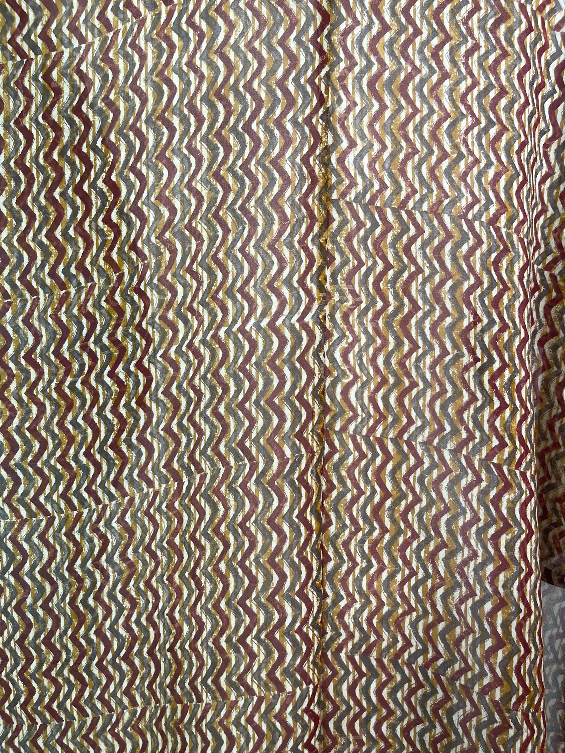 PRG8108 Sheer Avatar Pure Silk Waterfall Top