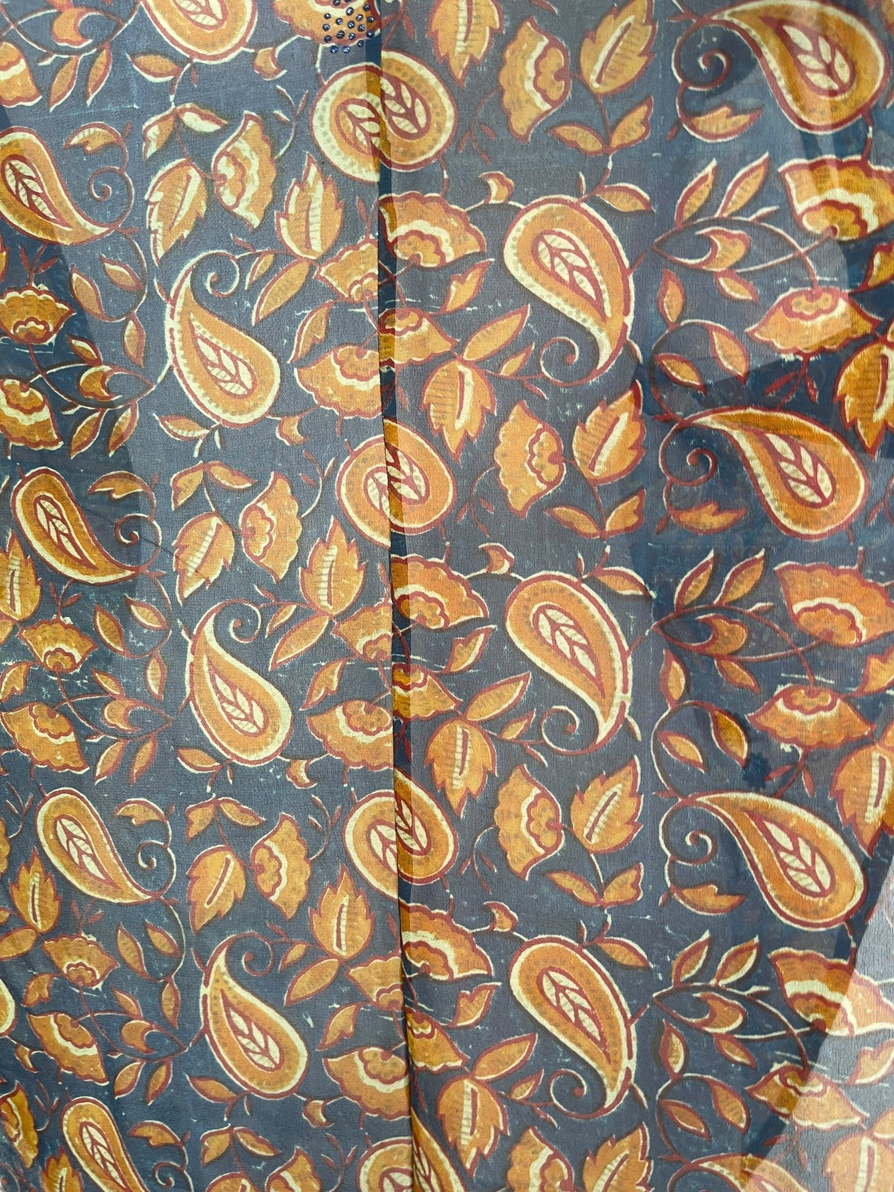 PRG8107 Sheer Avatar Pure Silk Waterfall Top