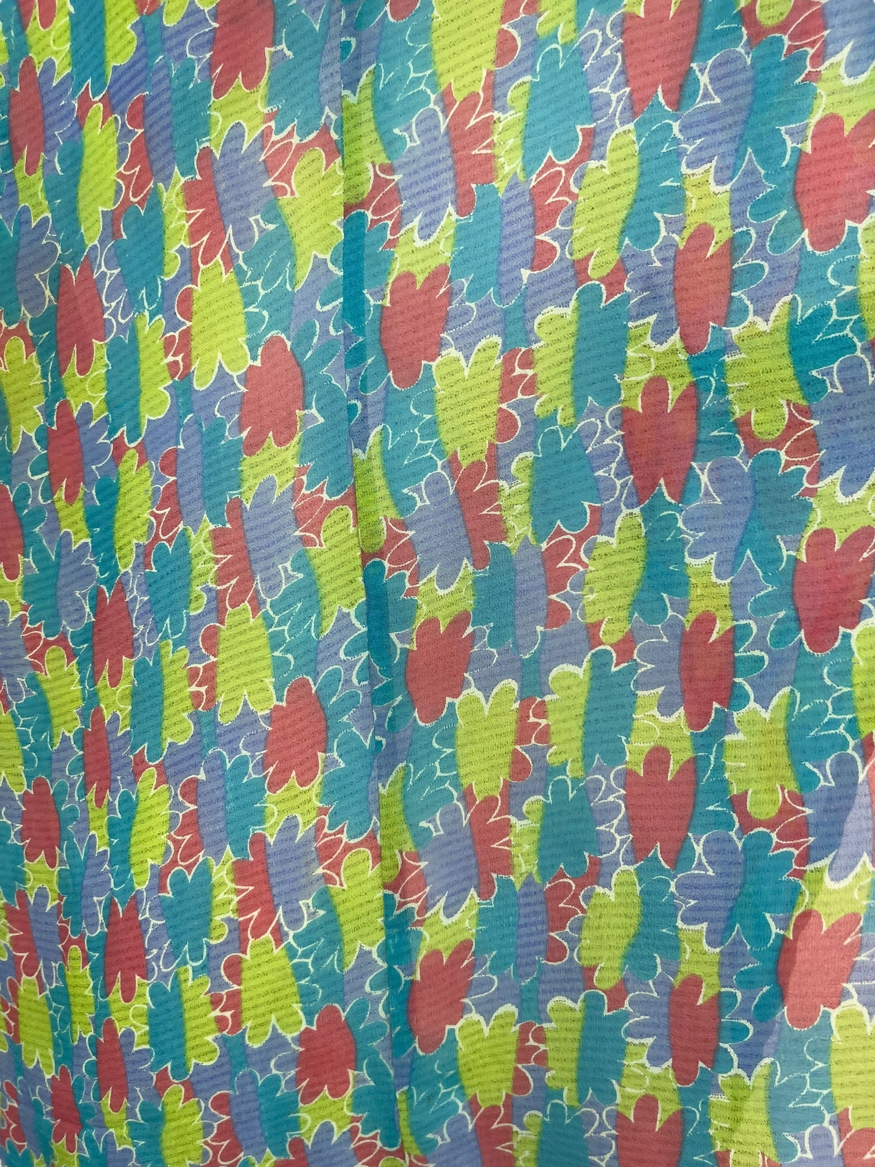 PRG8105 Sheer Avatar Pure Silk Waterfall Top