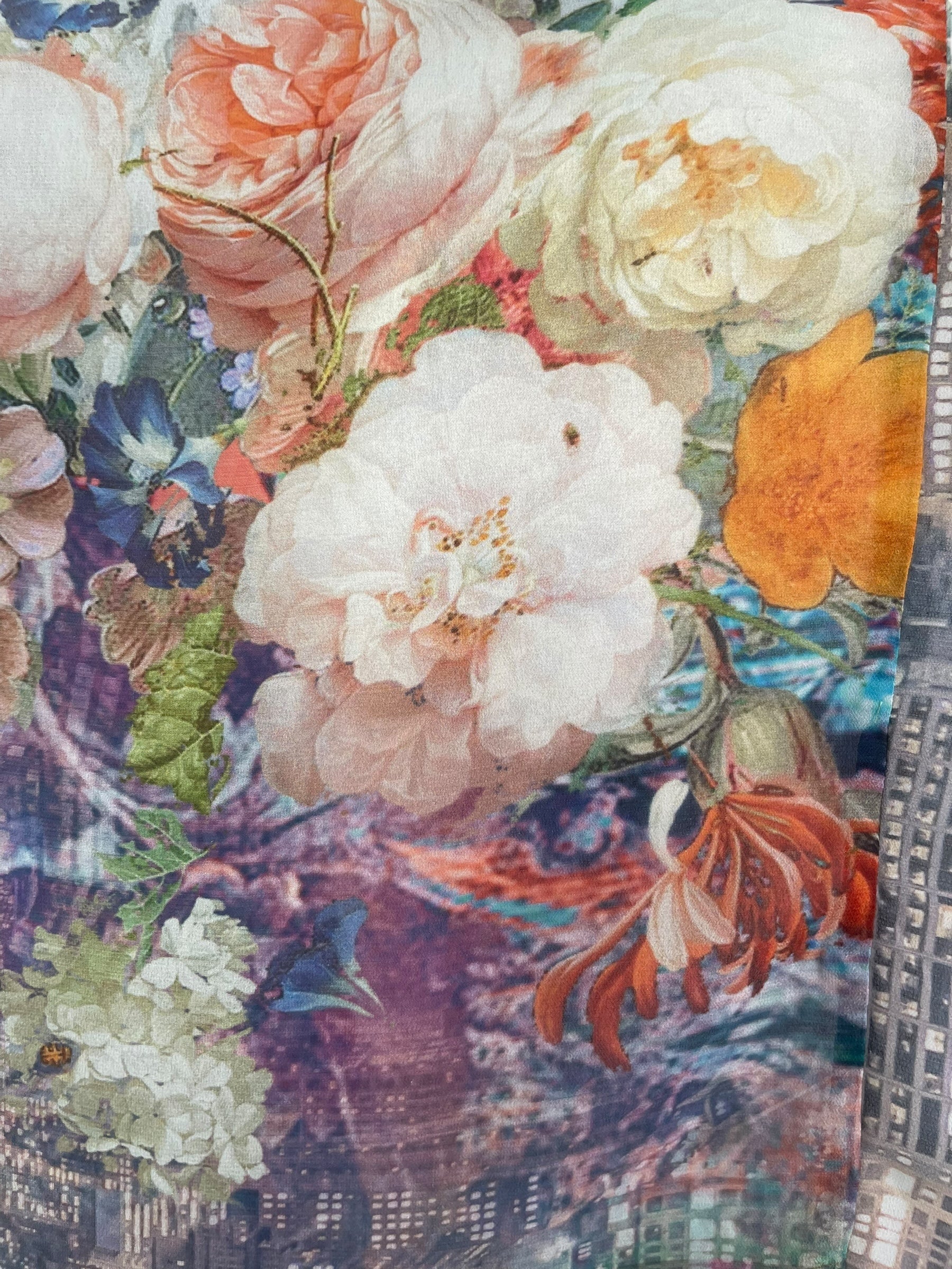 PREVIEW PRG8143 Sheer Avatar Pure Silk Waterfall Top by FEBRUARY2026 – Handmade ethical Waterfall Top from sariKNOTsari using upcycled silk. Designed in Canada for travel and slow fashion, loved from Toronto to LA to Sydney.