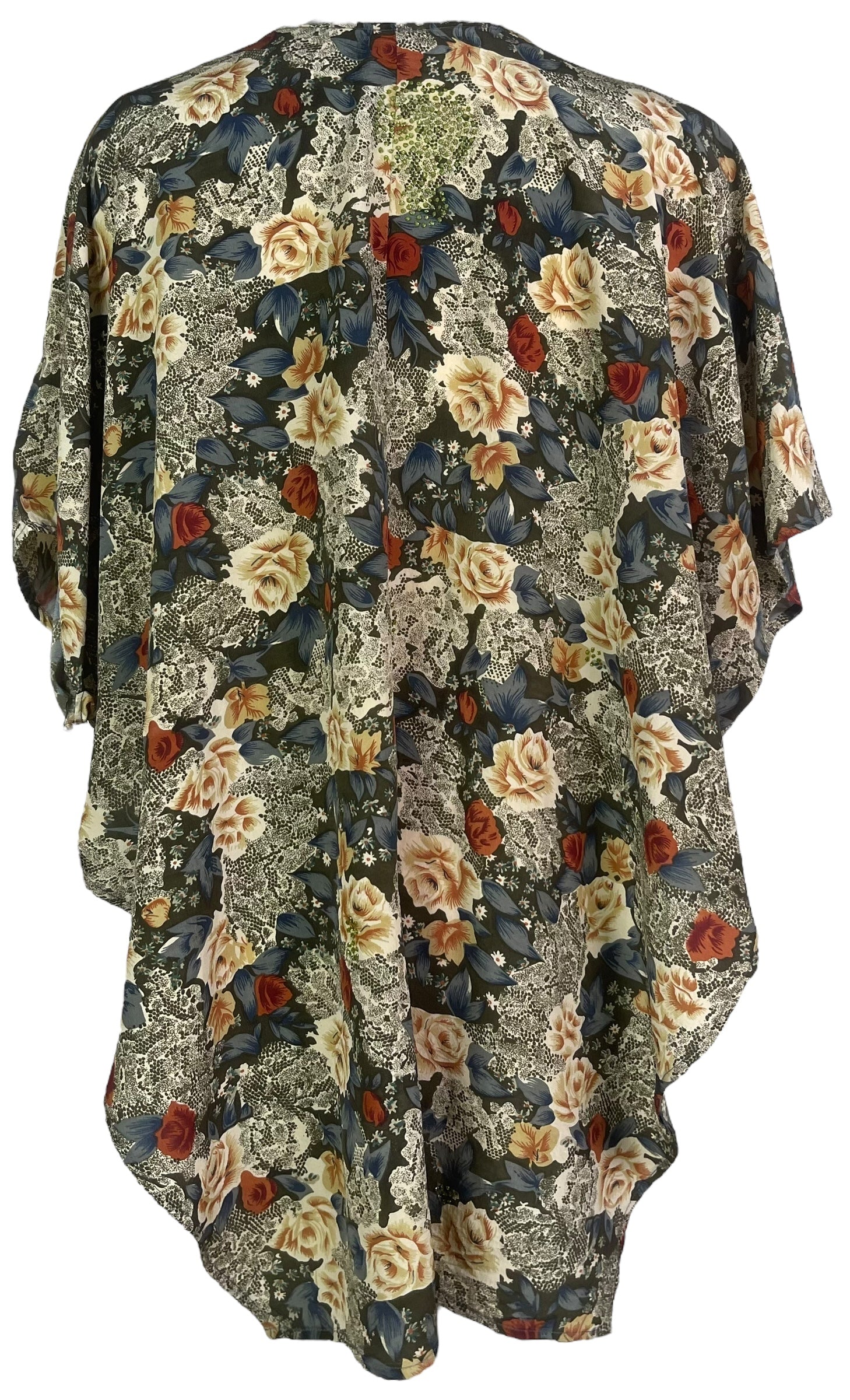 PRC8091 Avatar Pure Silk Waterfall Top