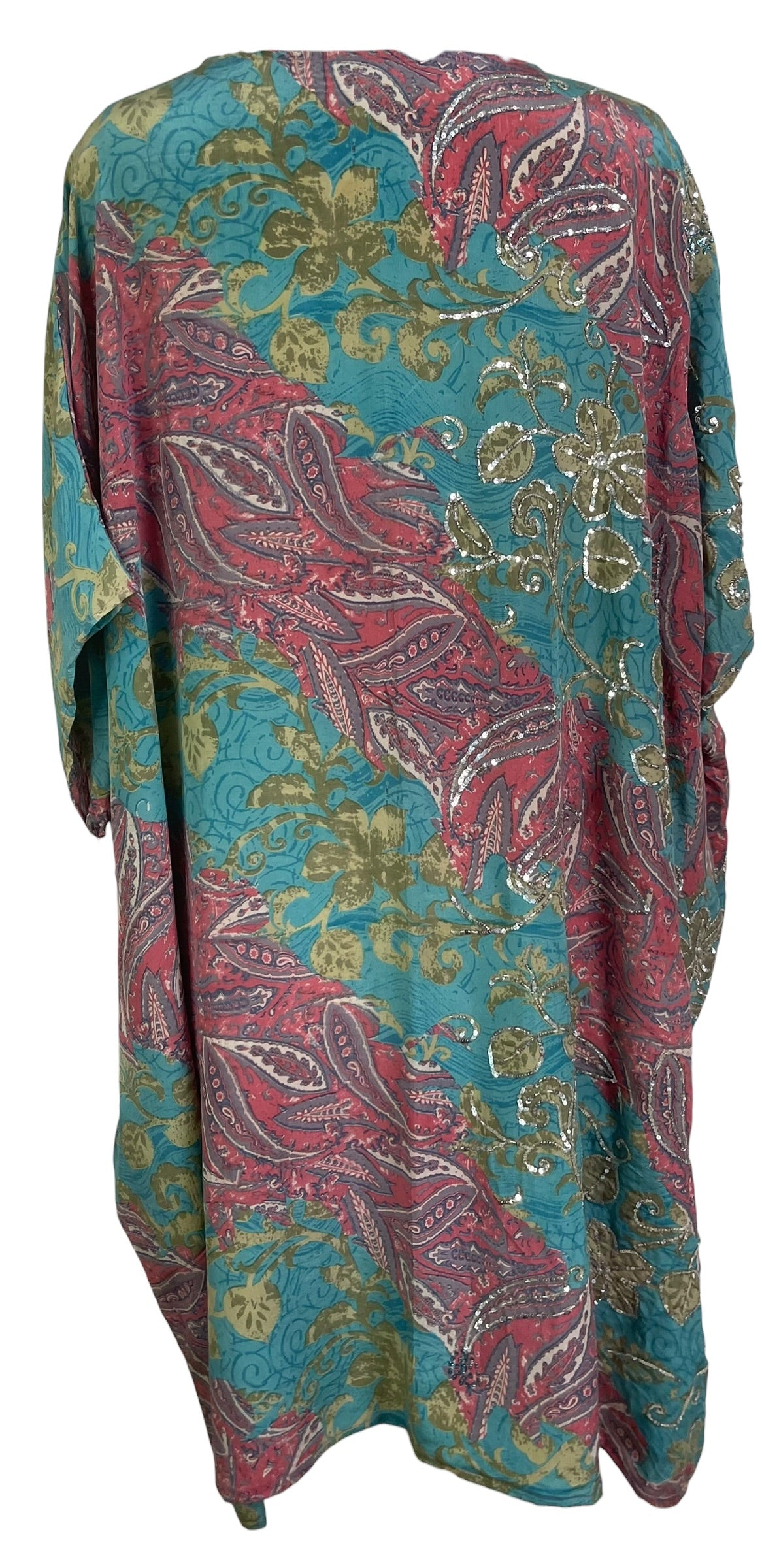 Releases Sunday at 8pm EST PRC8875 Wabi Sabi Pure Silk Midi Length Kaftan