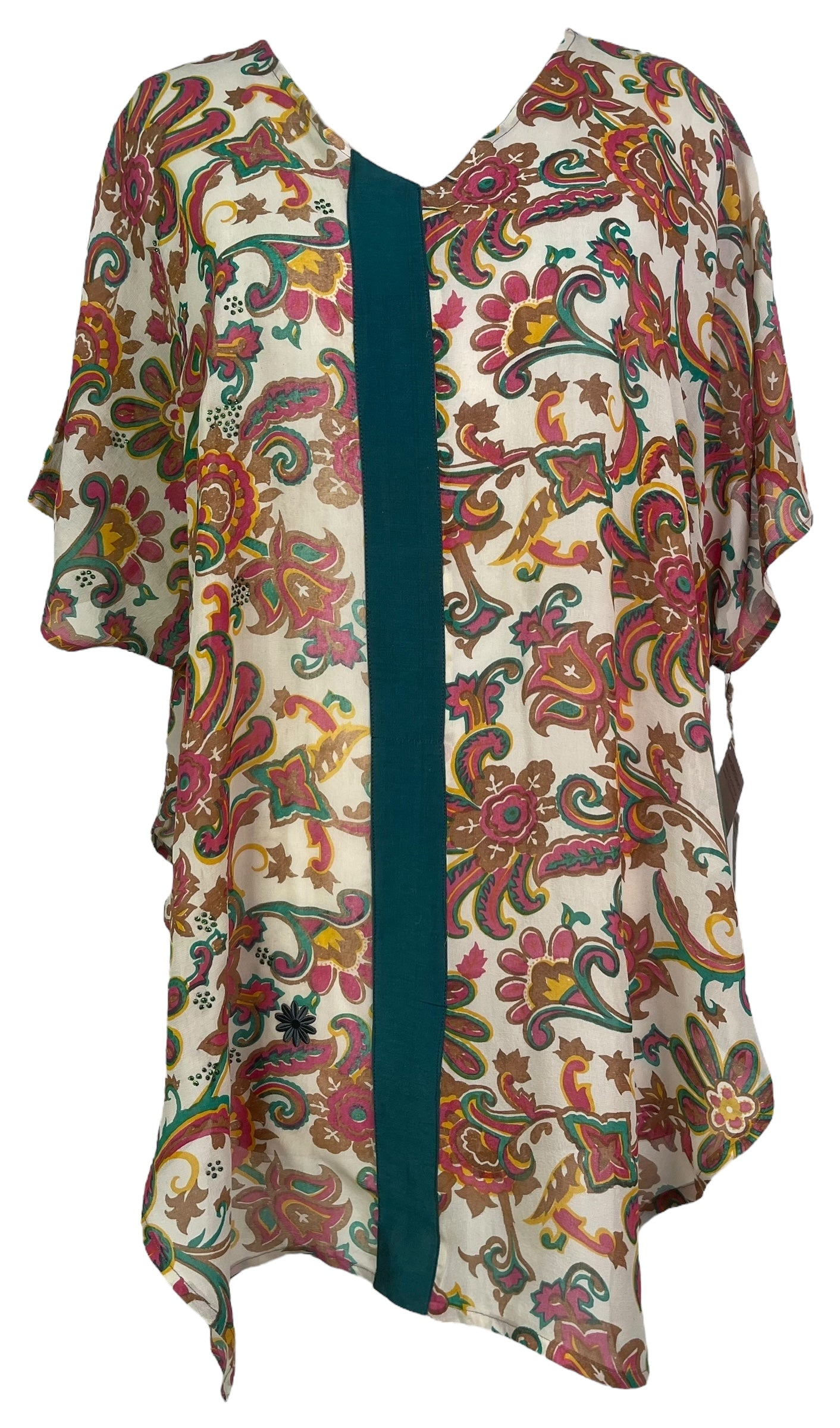 MARKETING PRG8149 Sheer Avatar Pure Silk Waterfall Top by FEBRUARY2026 – Handmade ethical Waterfall Top from sariKNOTsari using upcycled silk. Designed in Canada for travel and slow fashion, loved from Toronto to LA to Sydney.