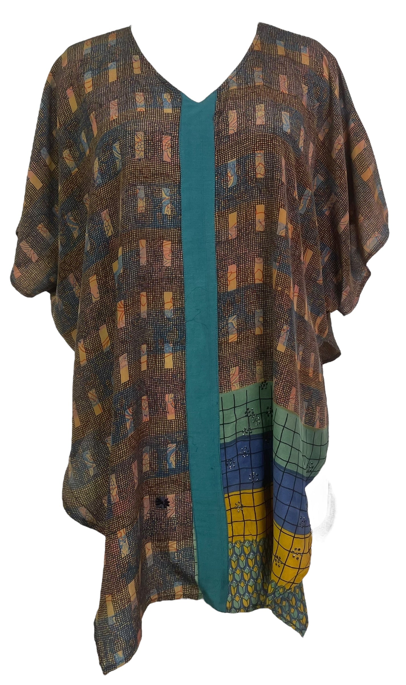 PRC8085 Avatar Pure Silk Waterfall Top