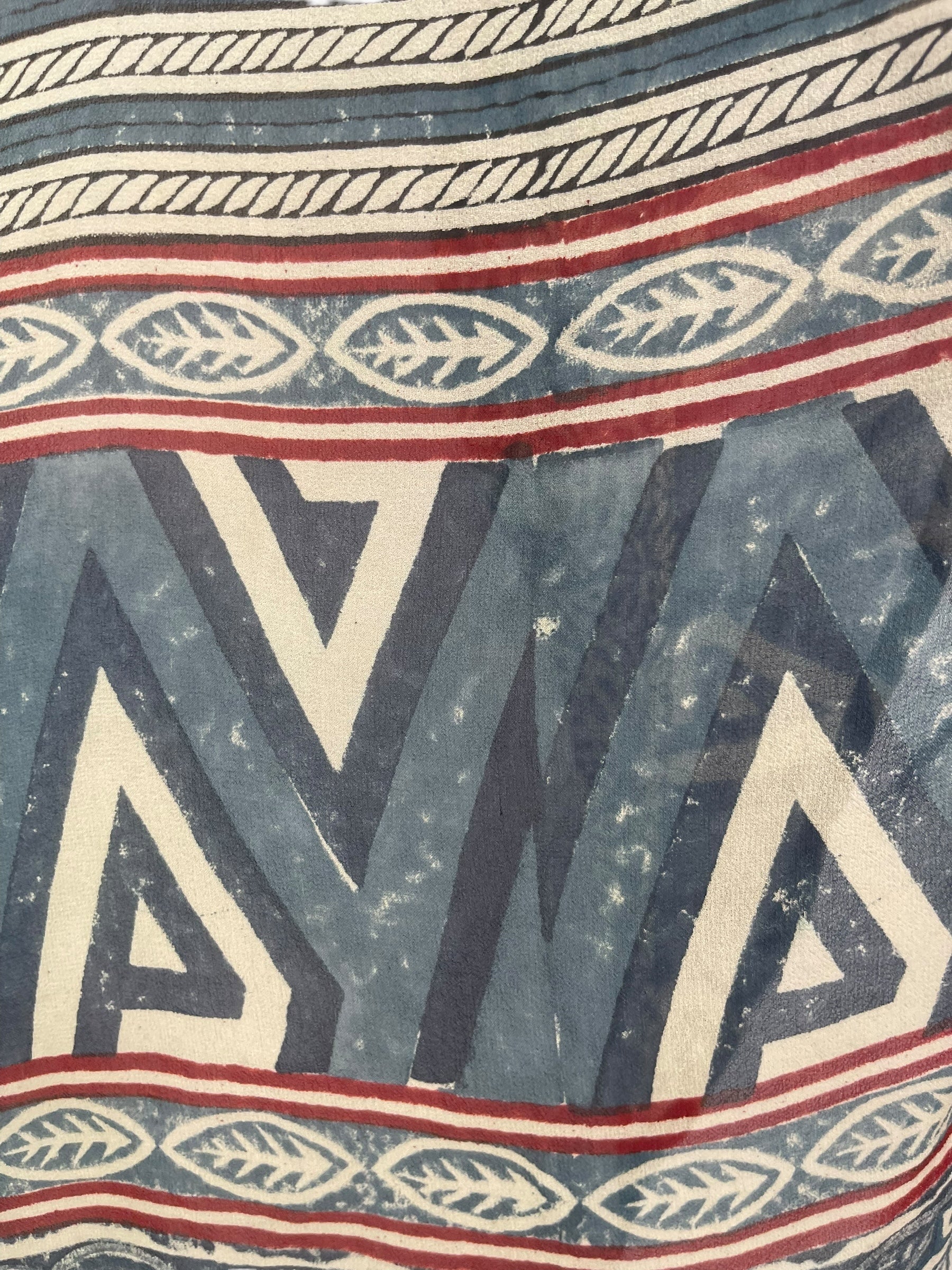 PRG8154 Sheer Avatar Pure Silk Waterfall Top