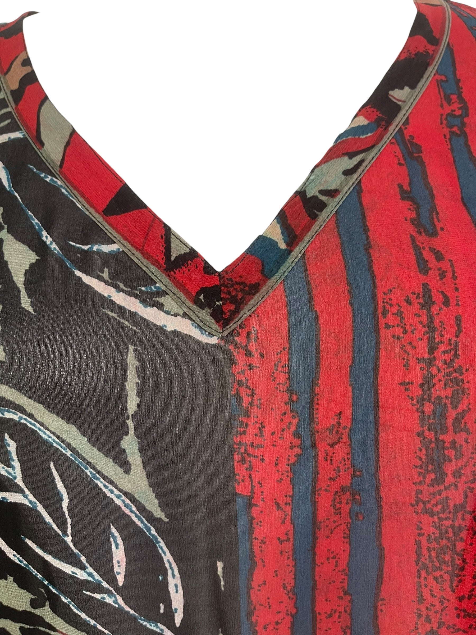 Releases Sunday at 8pm EST PRG8953 Sheer Wabi Sabi Pure Silk Midi Length Kaftan