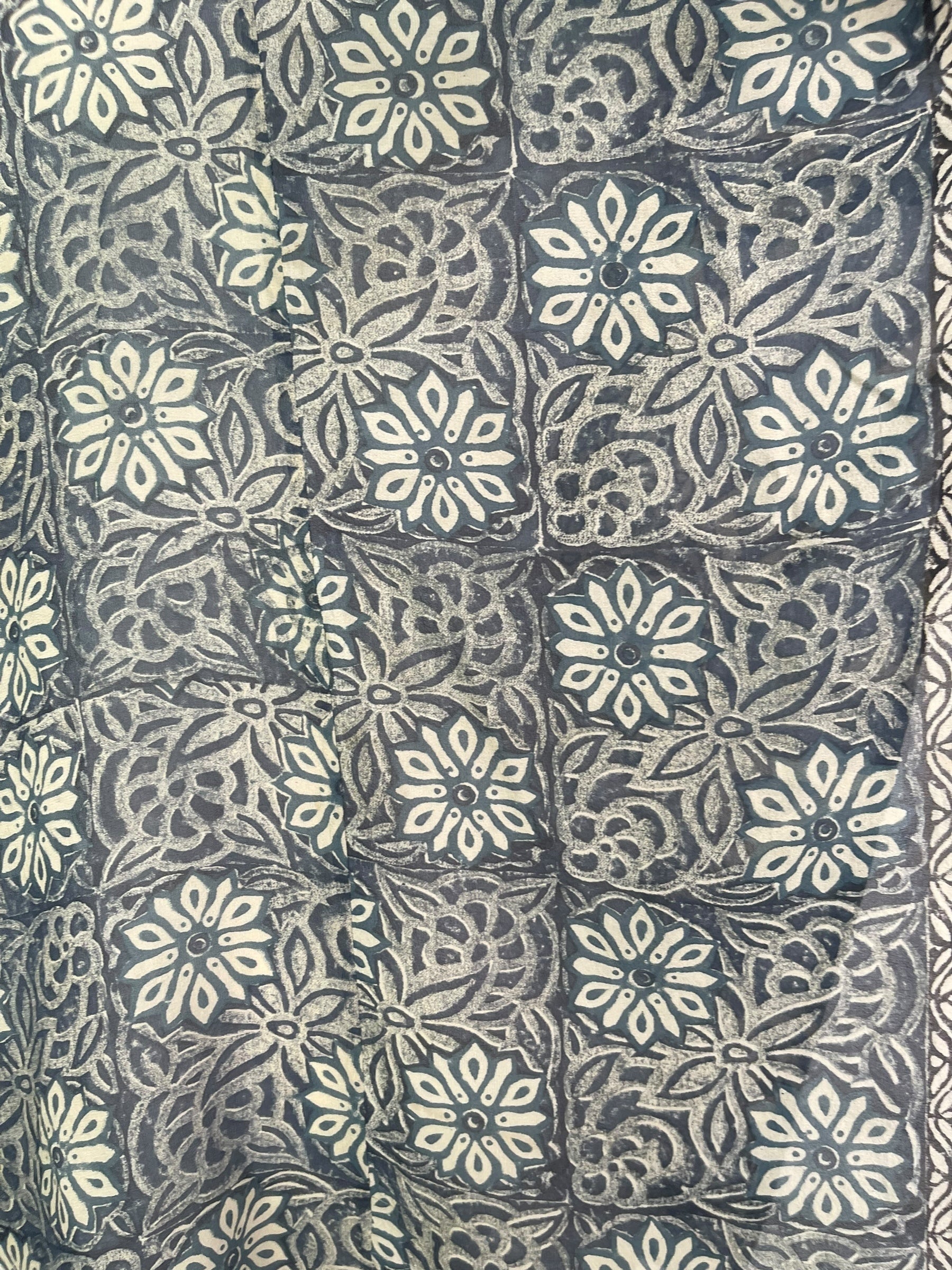 PRG8154 Sheer Avatar Pure Silk Waterfall Top