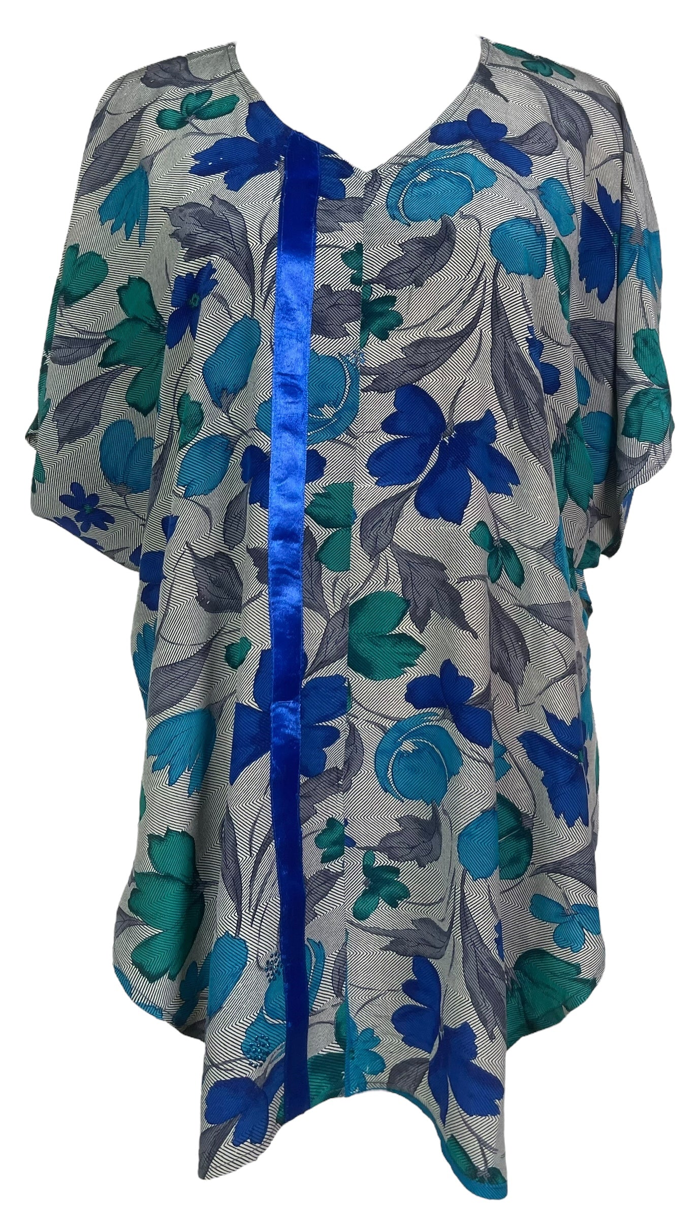 PRC8083 Avatar Pure Silk Waterfall Top