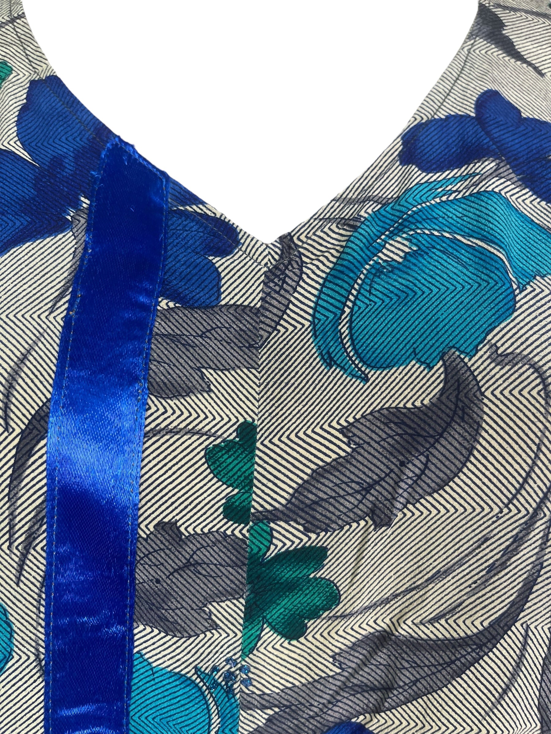 PRC8083 Avatar Pure Silk Waterfall Top