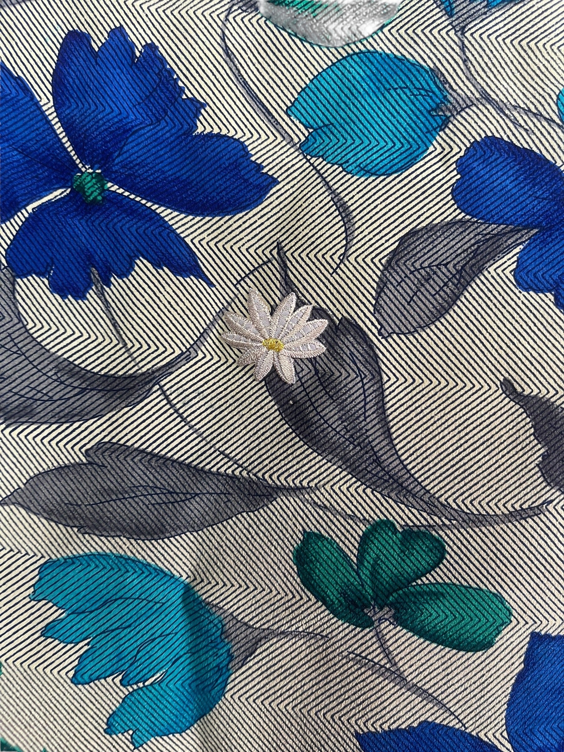 PRC8083 Avatar Pure Silk Waterfall Top