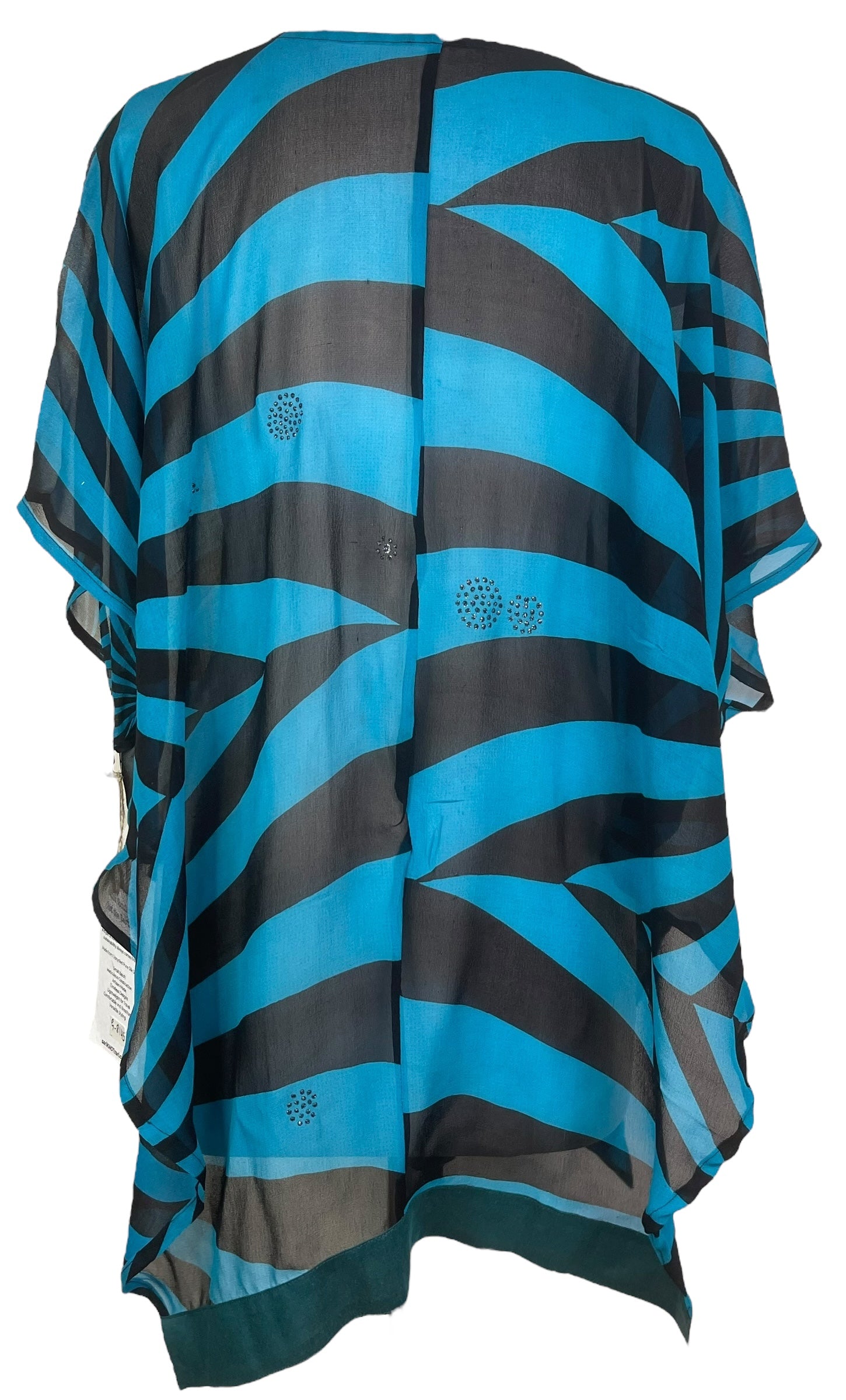 PRG8145 Sheer Avatar Pure Silk Waterfall Top