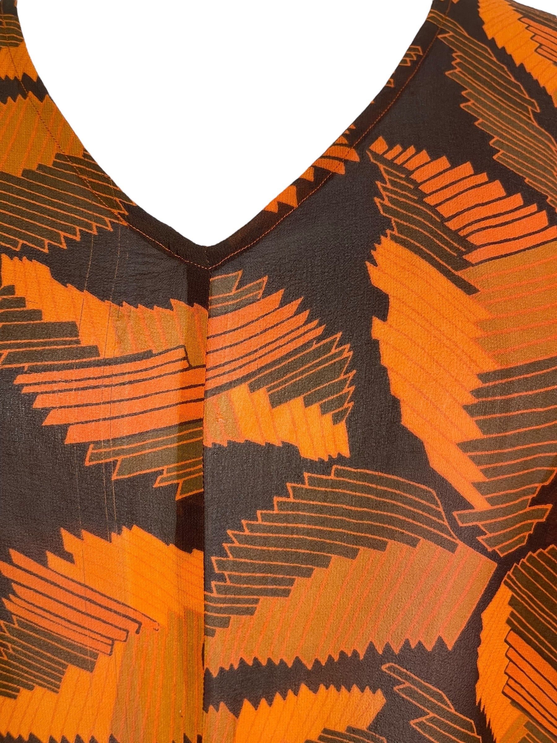 PRG8128 Sheer Wabi Sabi Pure Silk Waterfall Top