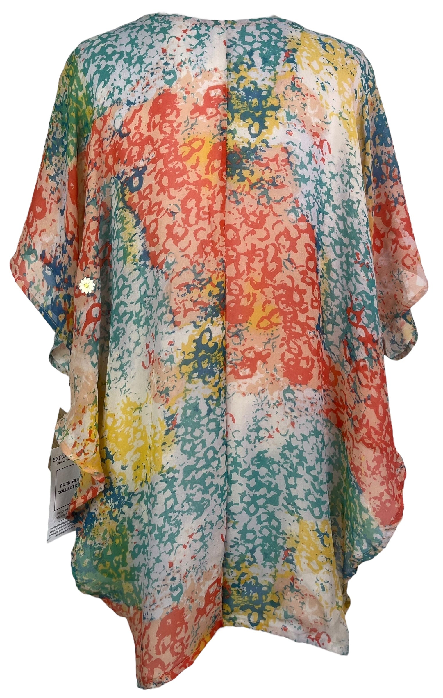 PRG8109 Sheer Wabi Sabi Pure Silk Waterfall Top