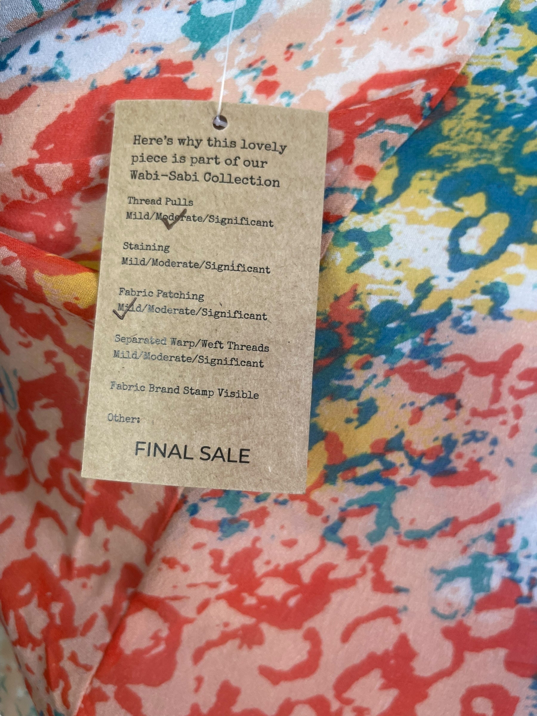 PRG8109 Sheer Wabi Sabi Pure Silk Waterfall Top