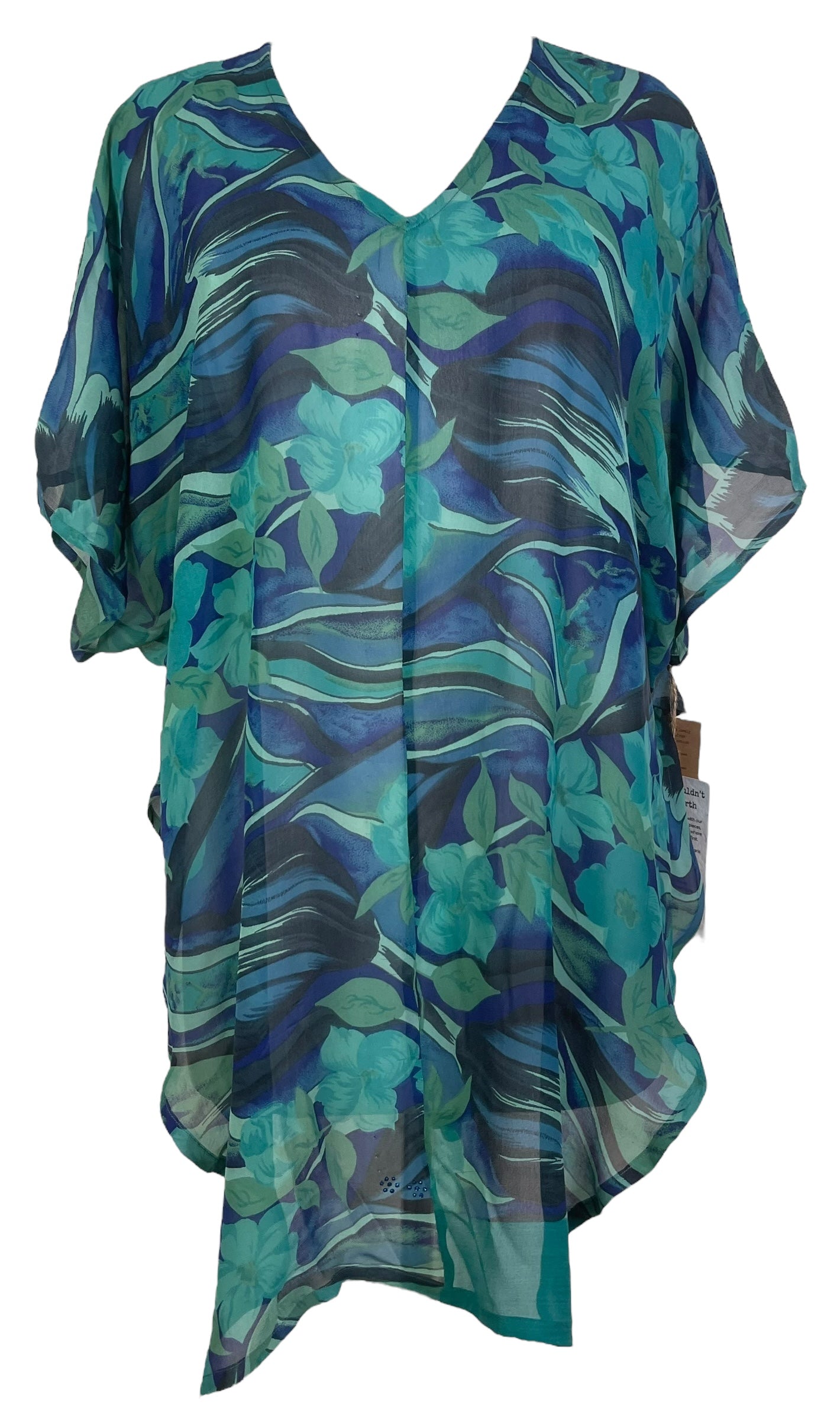 PREVIEW PRG8144 Sheer Wabi Sabi Pure Silk Waterfall Top
