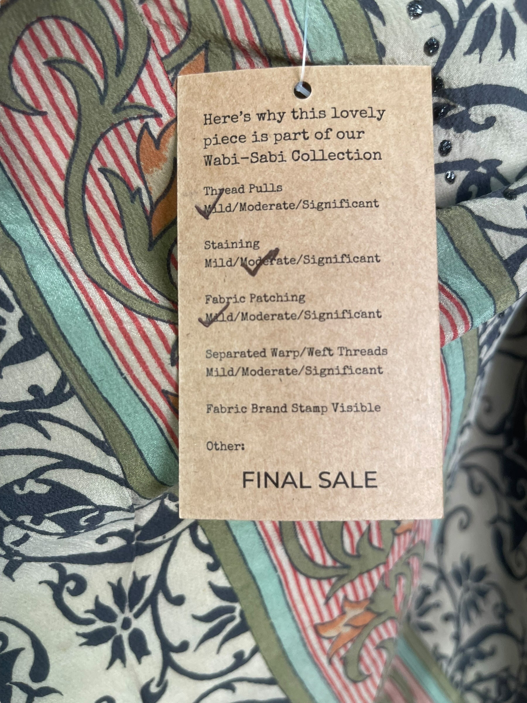 PRC6859 Wabi Sabi Pure Silk Waterfall Top