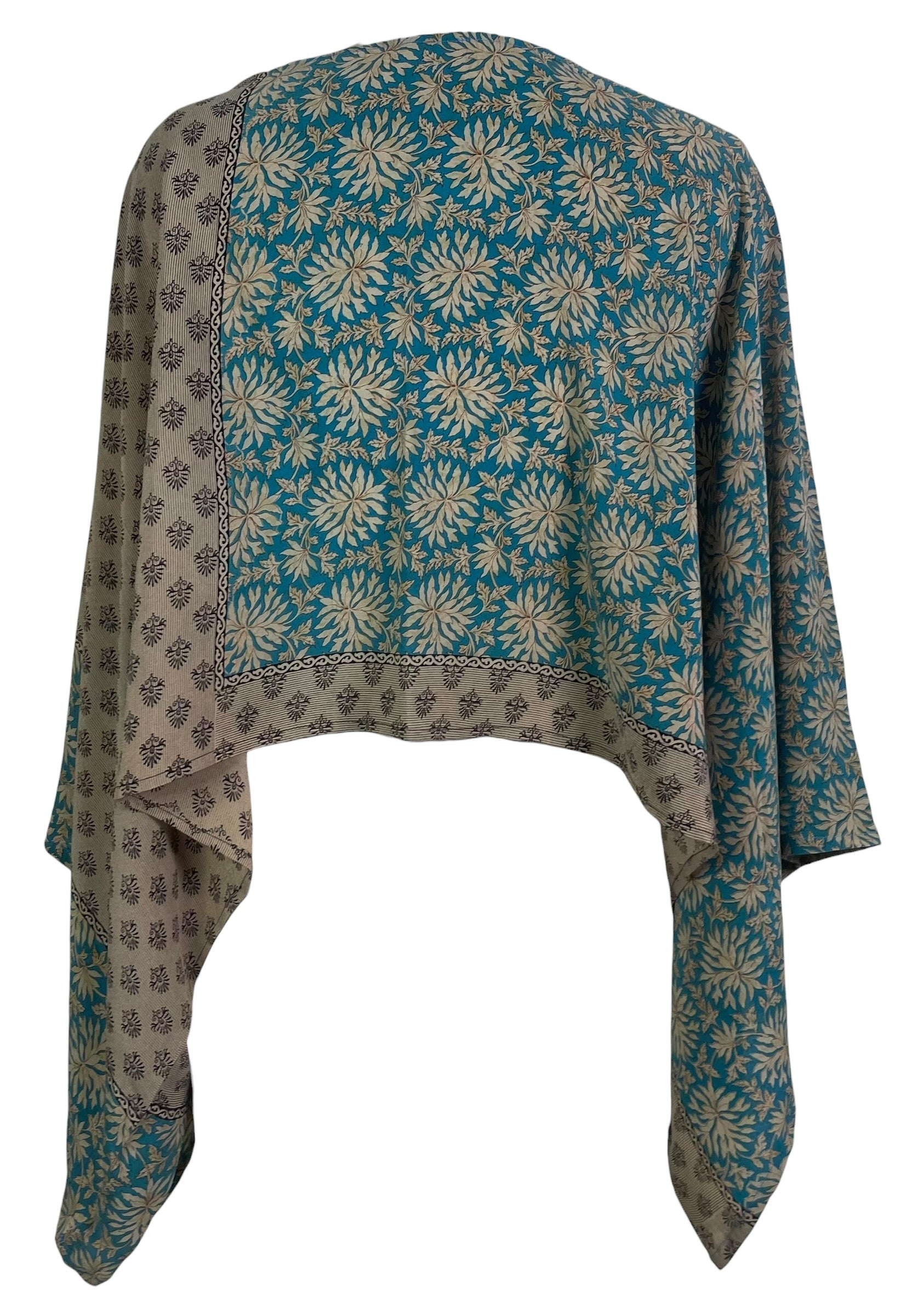 PRC9016 Avatar Pure Silk Kimono-Sleeved Top