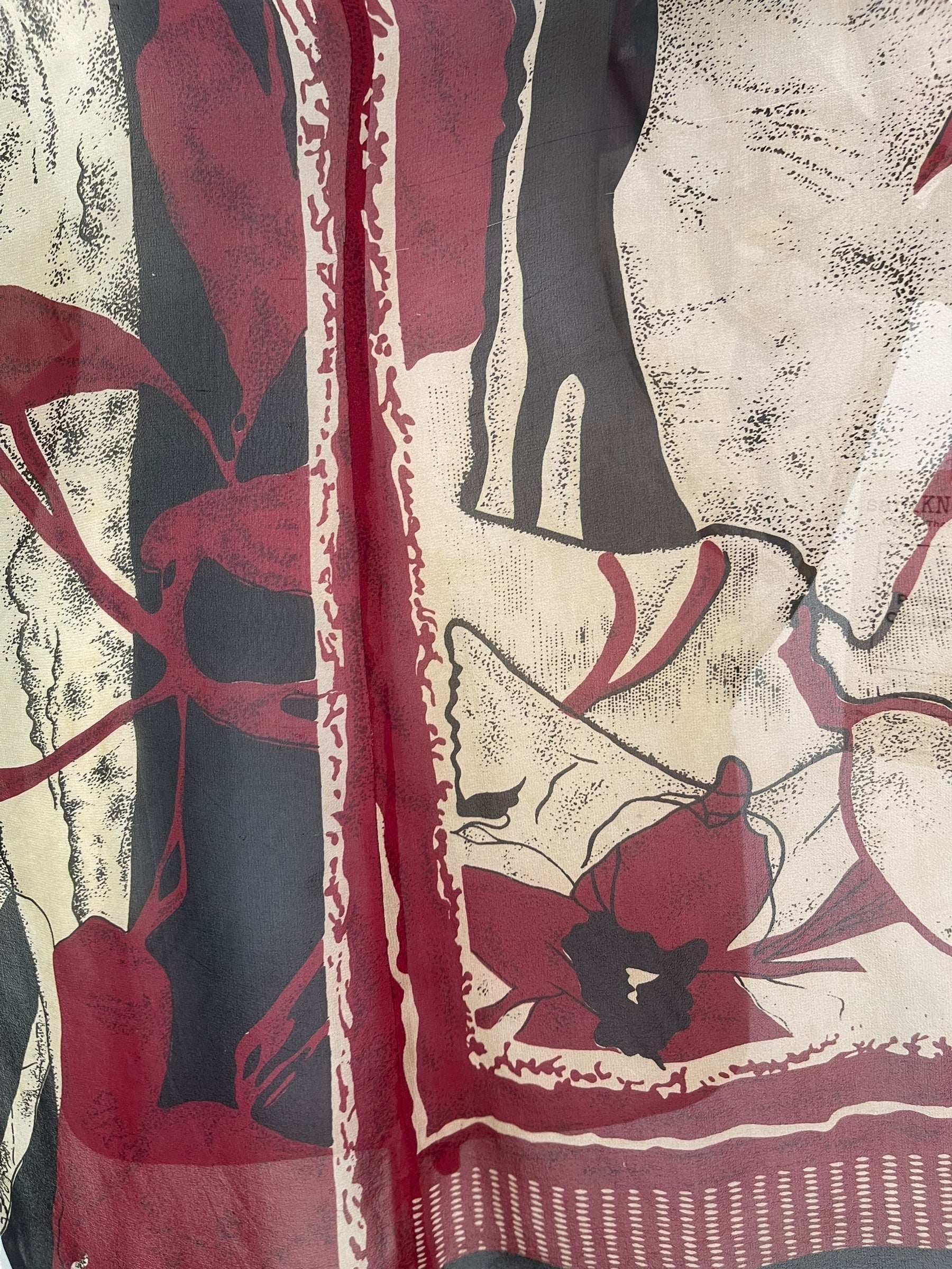 PREVIEW PRG8103 Sheer Wabi Sabi Pure Silk Waterfall Top