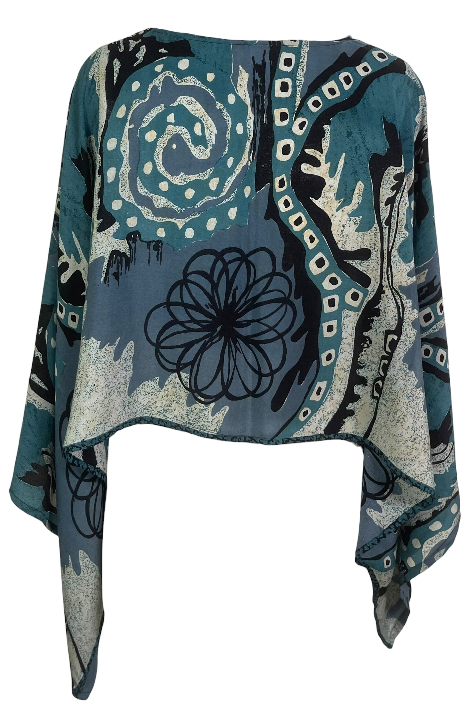 Releases Sunday at 8pm EST PRC9010 Avatar Pure Silk Kimono-Sleeved Top