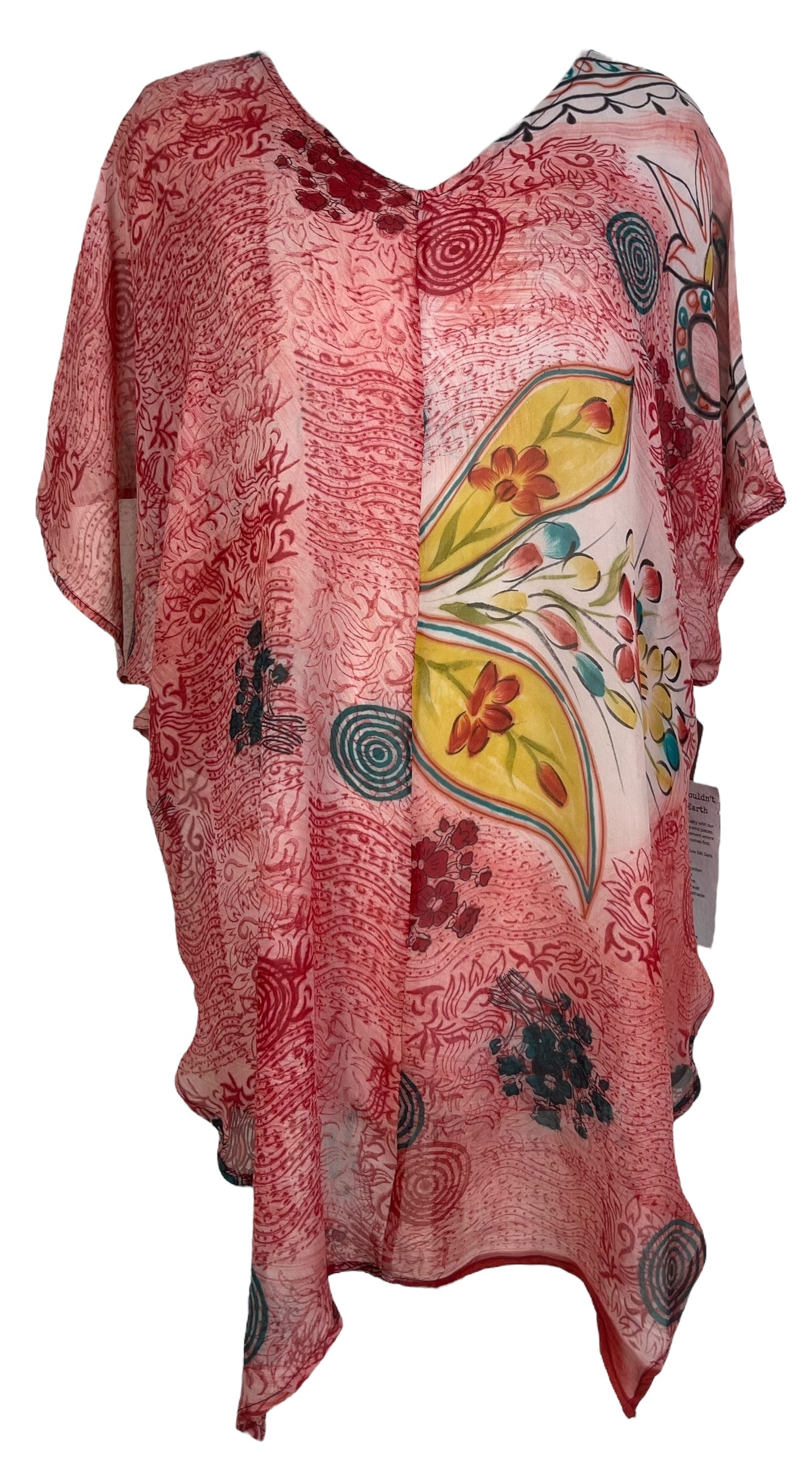 PREVIEW PRG8116 Sheer Wabi Sabi Pure Silk Waterfall Top