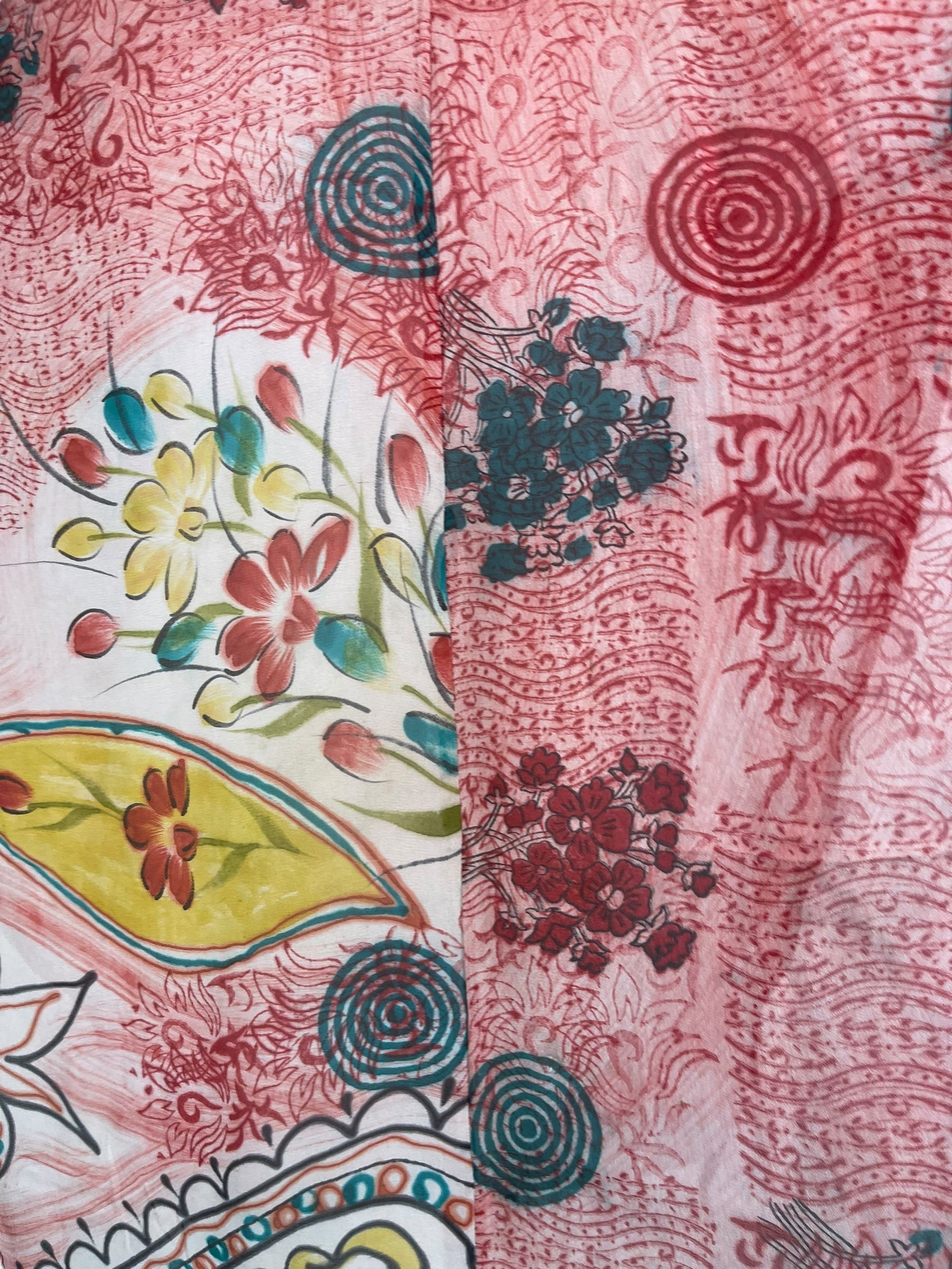 PRG8116 Sheer Wabi Sabi Pure Silk Waterfall Top