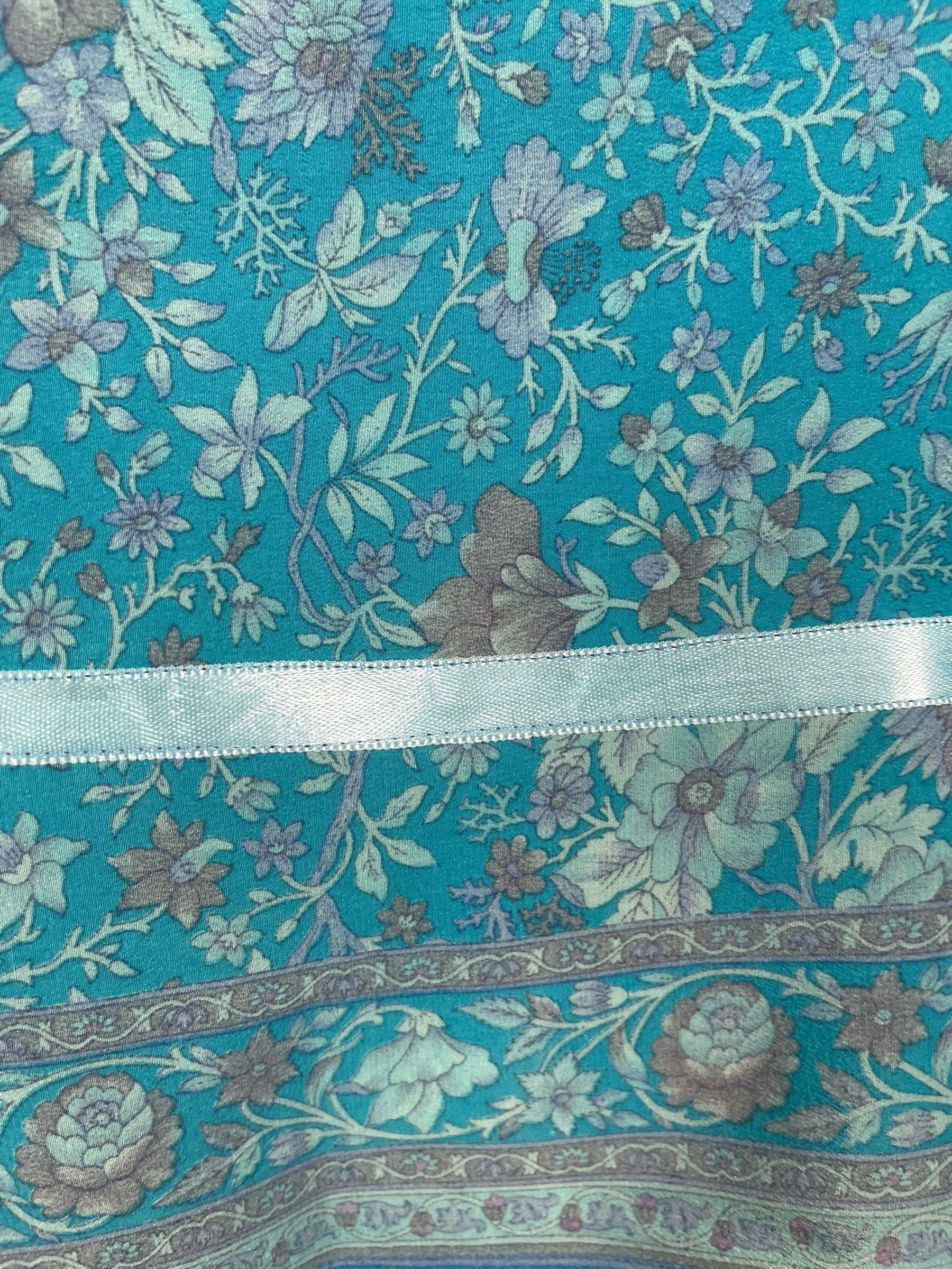 PRC9005 Avatar Pure Silk Kimono-Sleeved Top