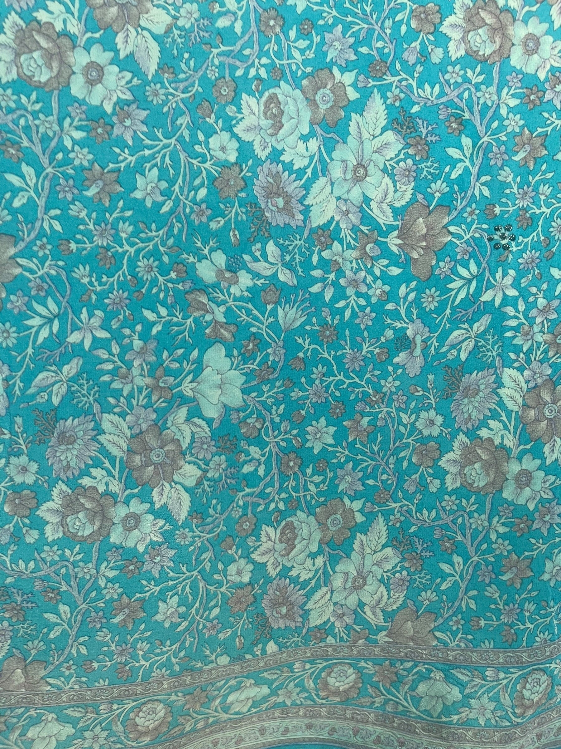 PRC9005 Avatar Pure Silk Kimono-Sleeved Top