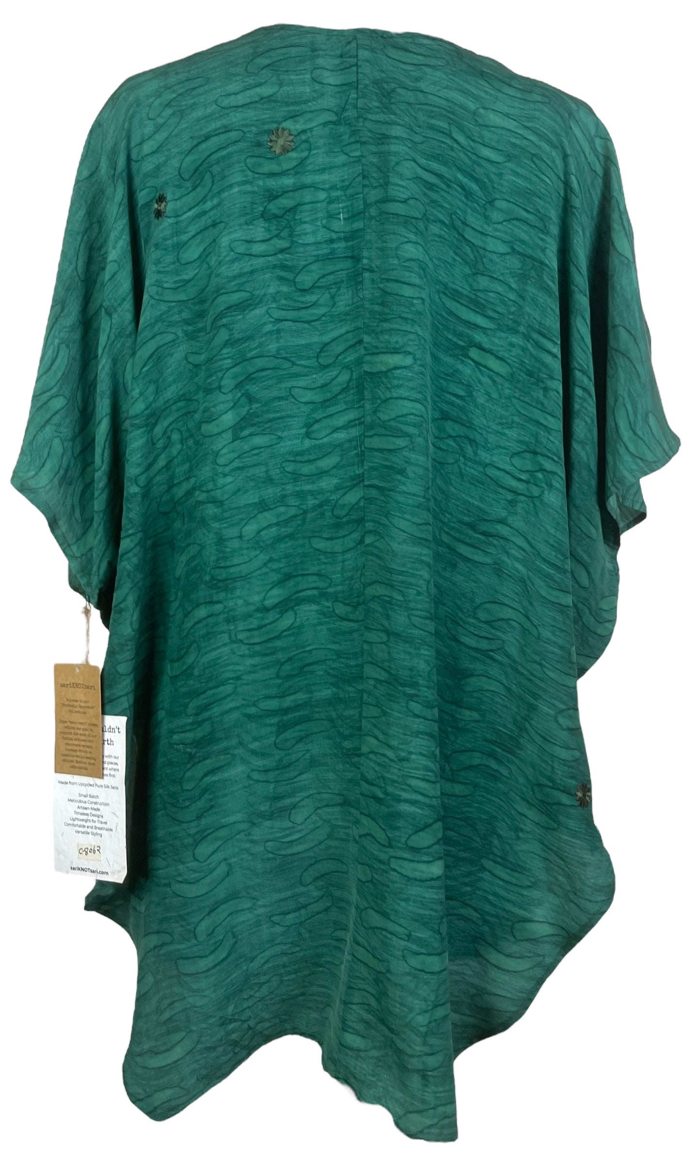 PRC8062 Wabi Sabi Pure Silk Waterfall Top