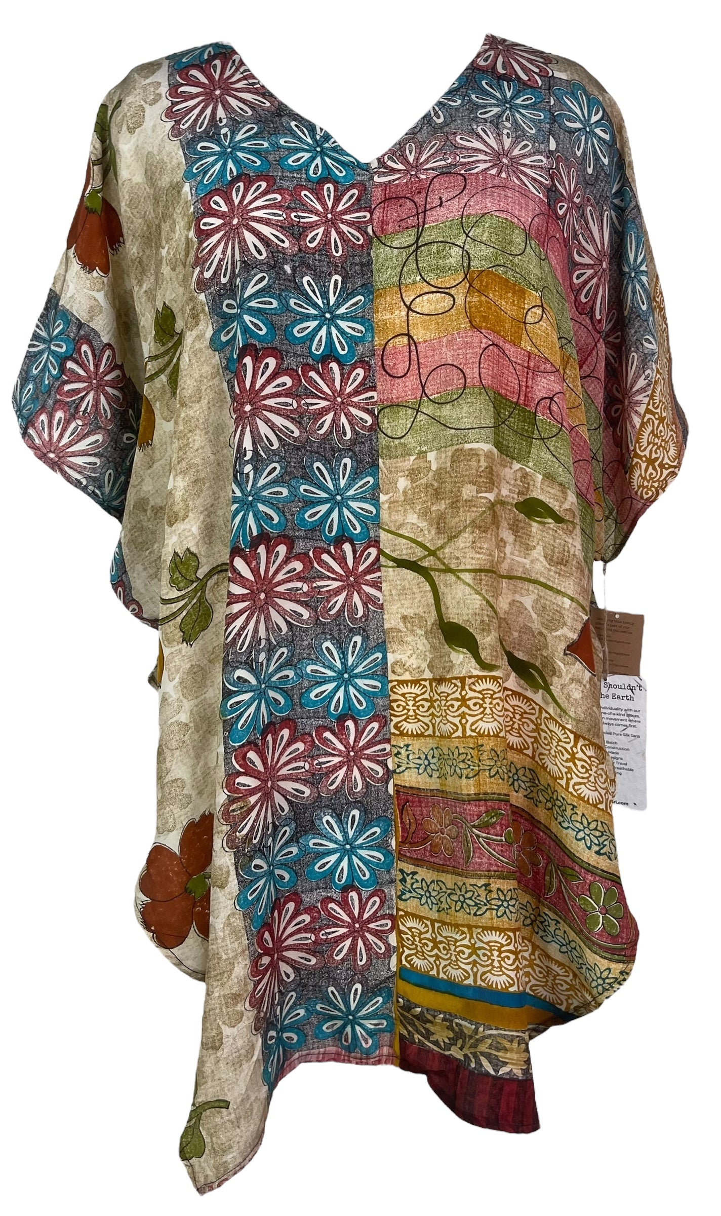 PREVIEW PRC8093 Wabi Sabi Pure Silk Waterfall Top