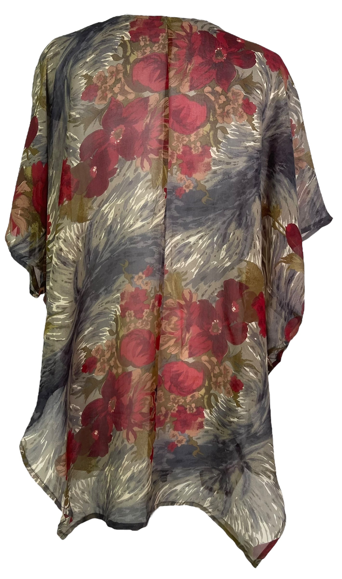 PREVIEW PRG8121 Sheer Wabi Sabi Pure Silk Waterfall Top
