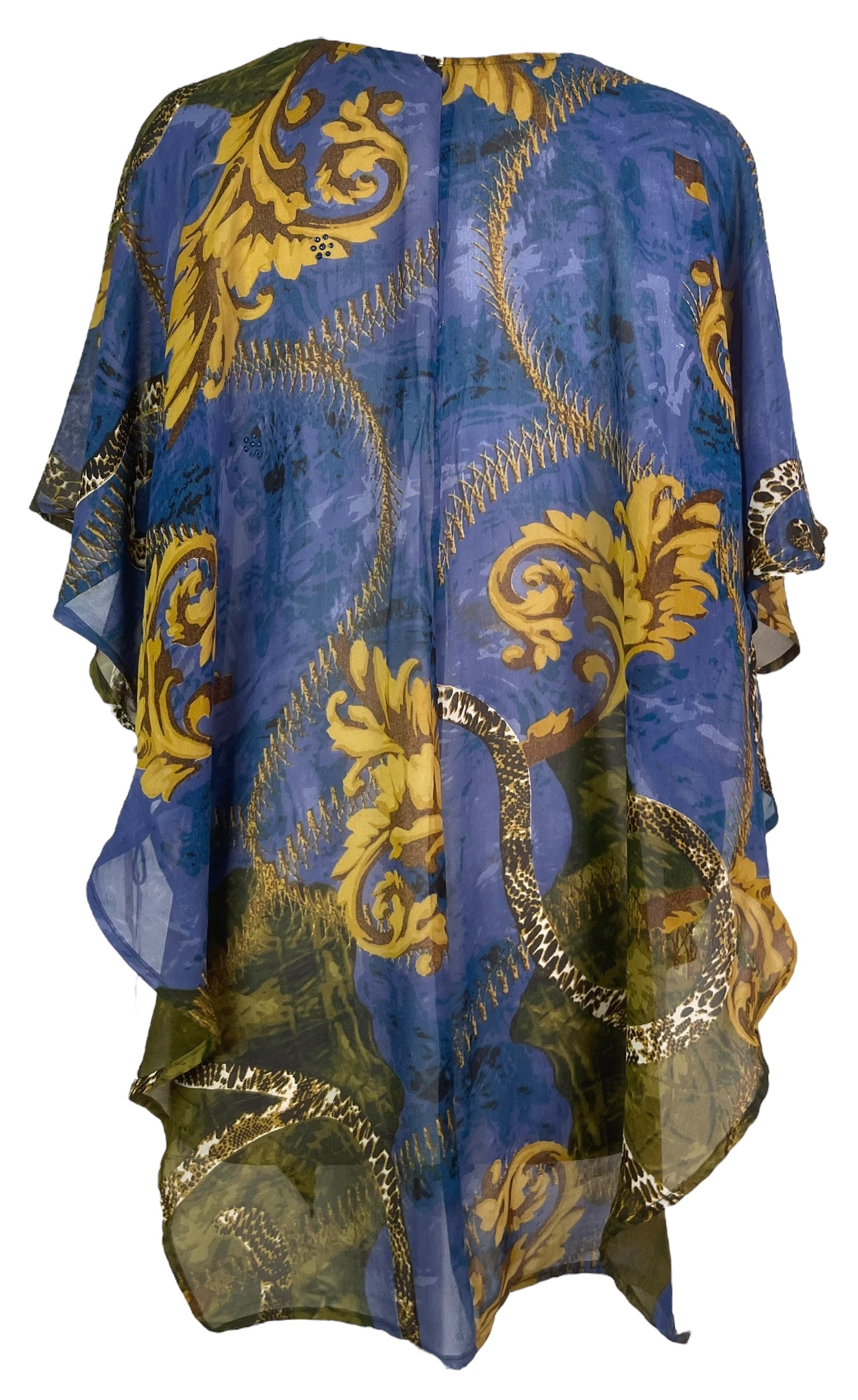 PRG7592 Sheer Wabi Sabi Pure Silk Waterfall Top