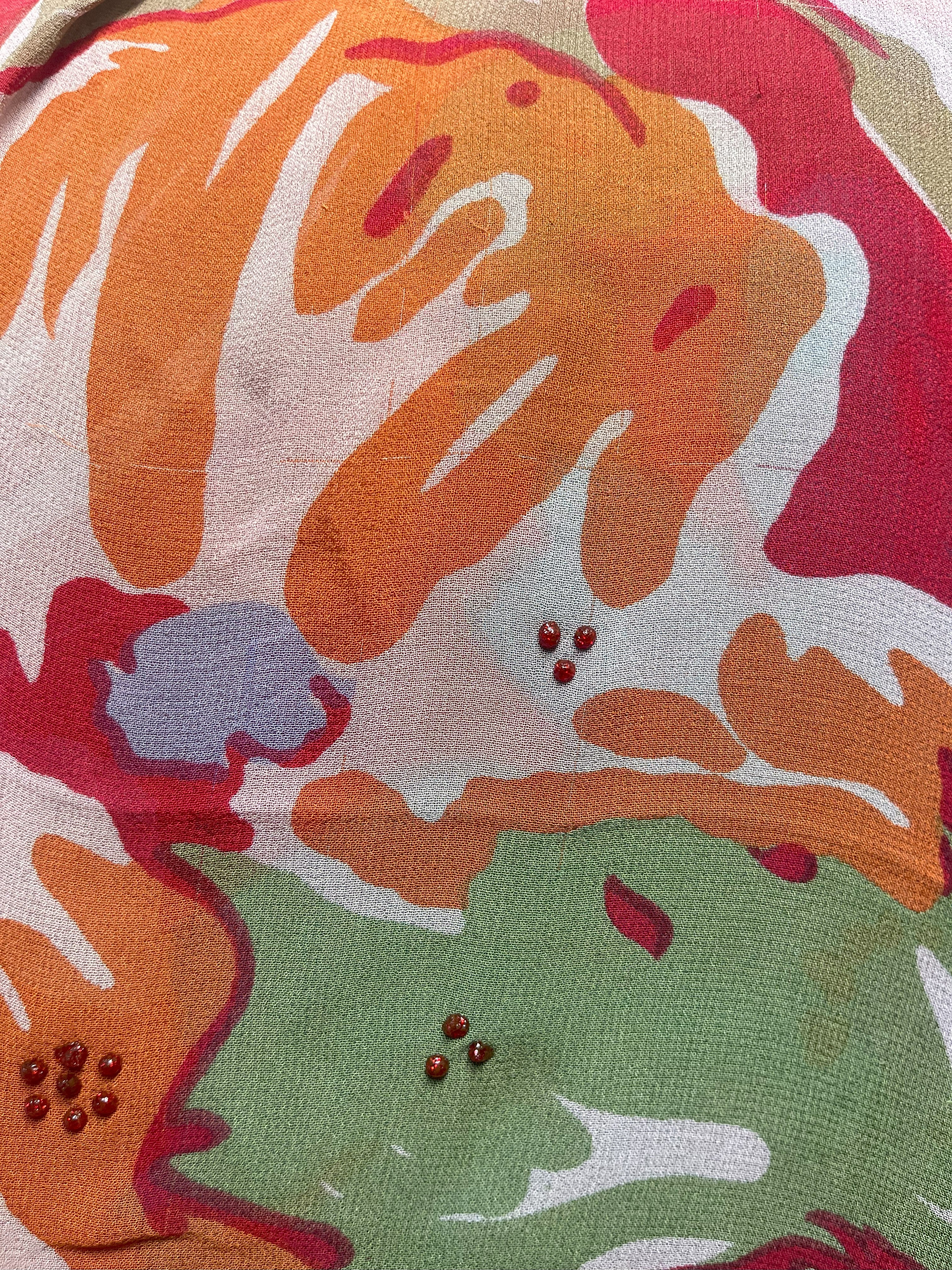 PRG7529C Sheer Wabi Sabi Pure Silk Shrug