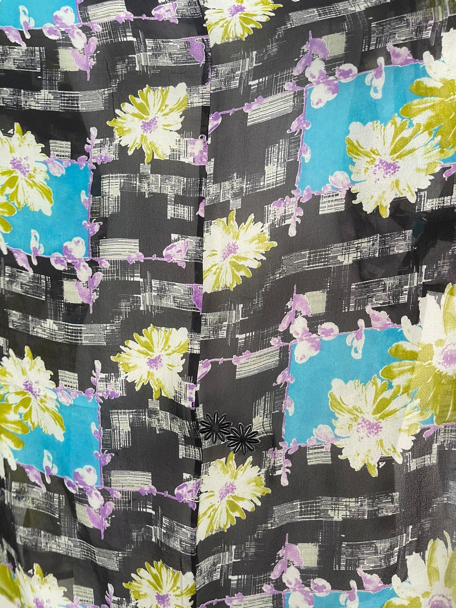 PRG8114 Sheer Wabi Sabi Pure Silk Waterfall Top